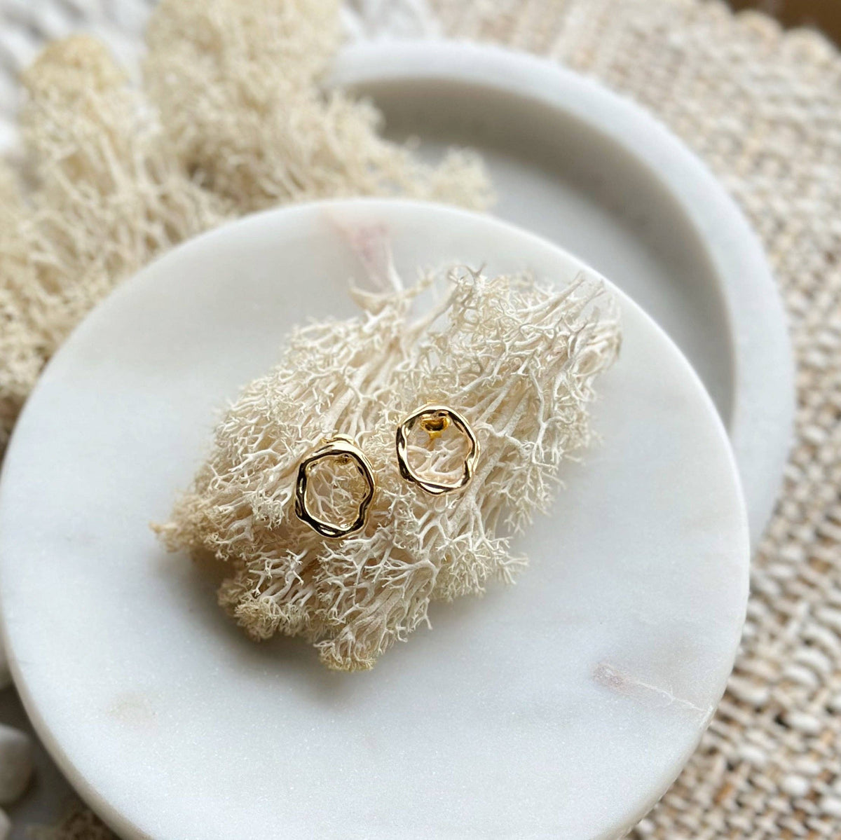 Branch Hoop Studs