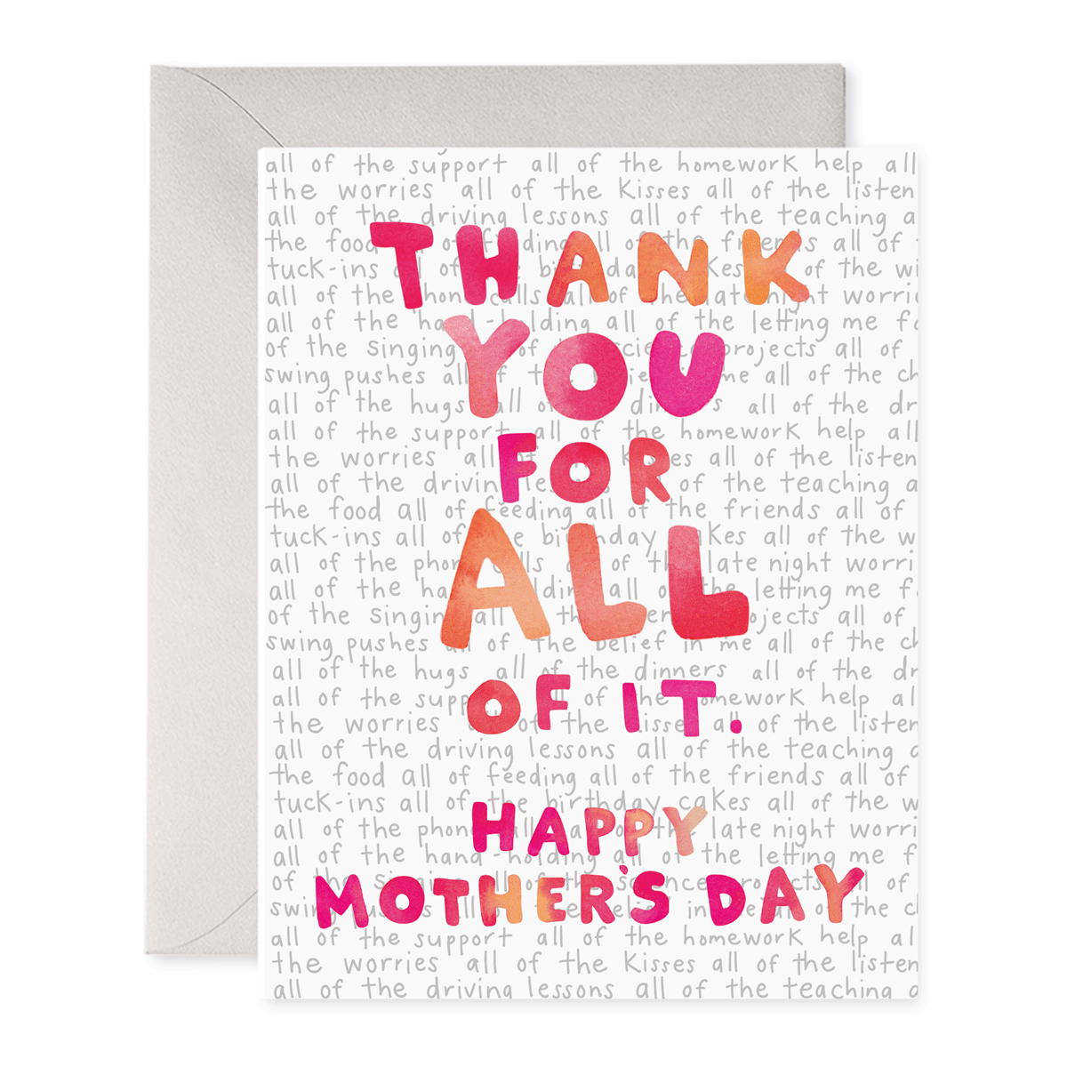 For All Of It — Mother's Day Card