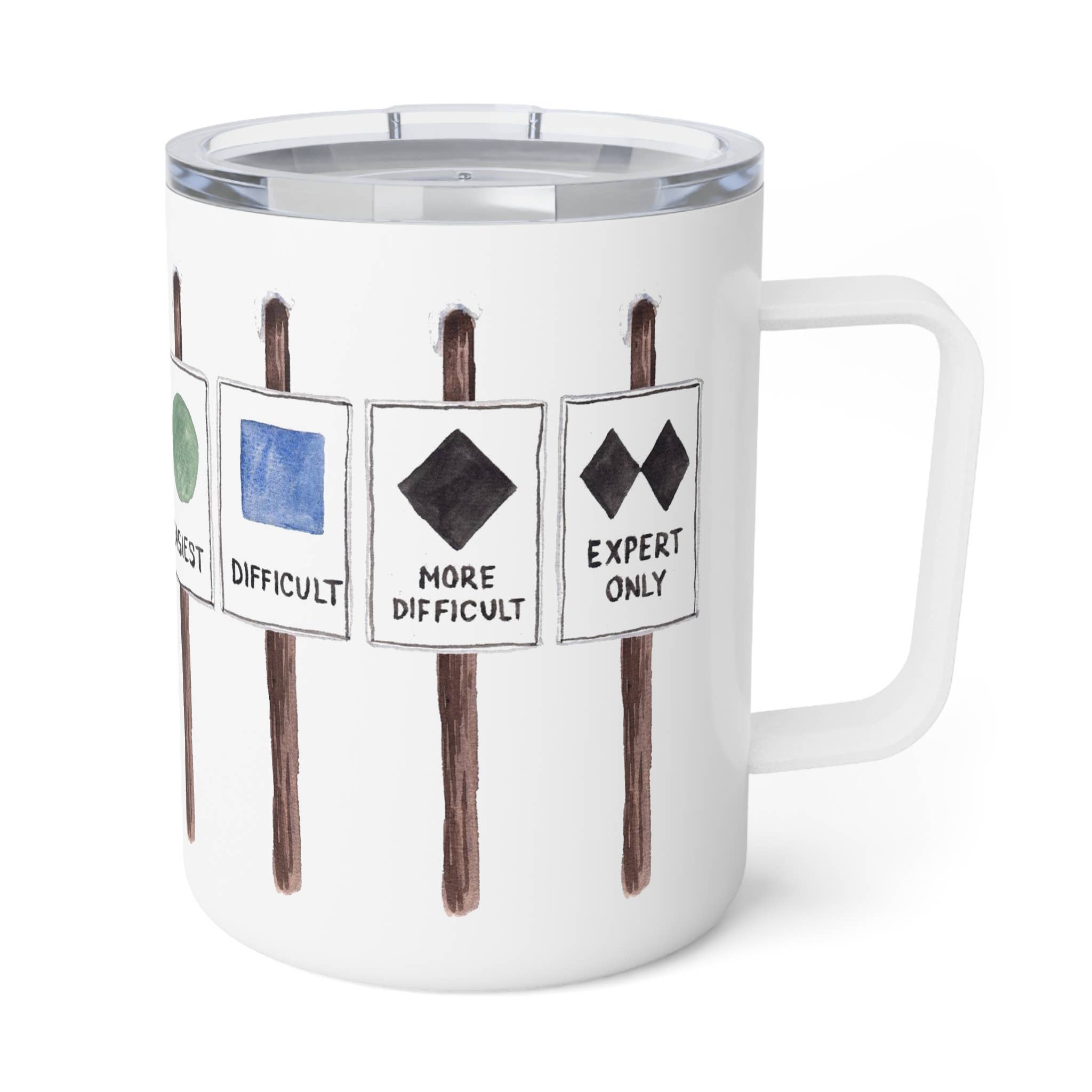 Ski Signs Insulated Travel Mug