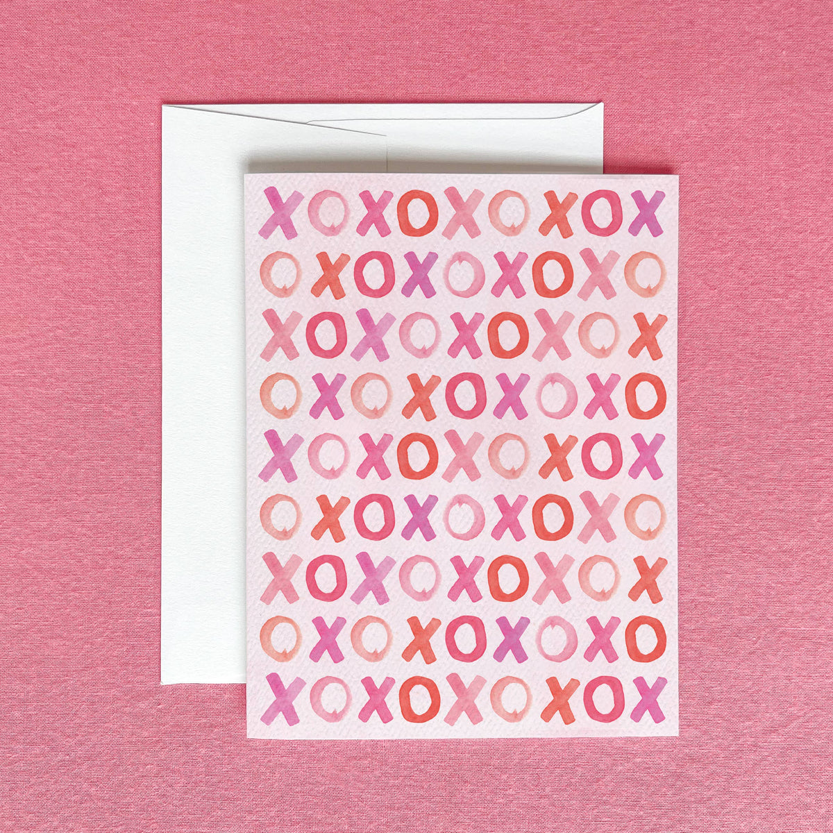 X's and O's — Valentine's Day & Galentine's Card