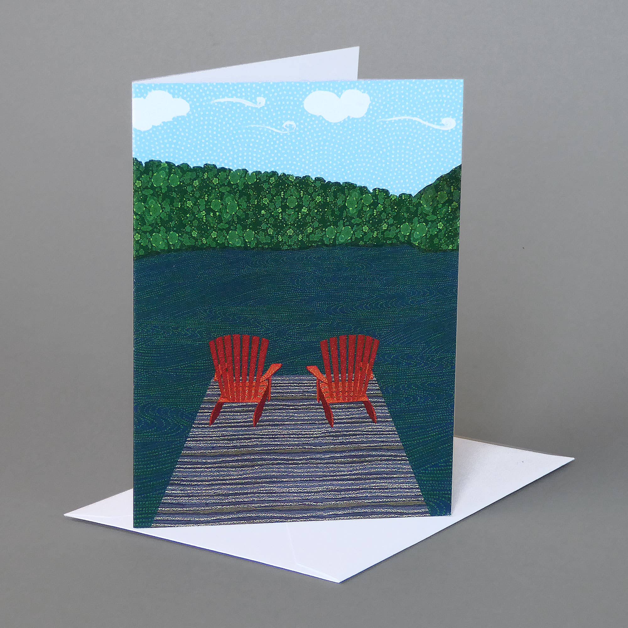 Summer Dock Notecard