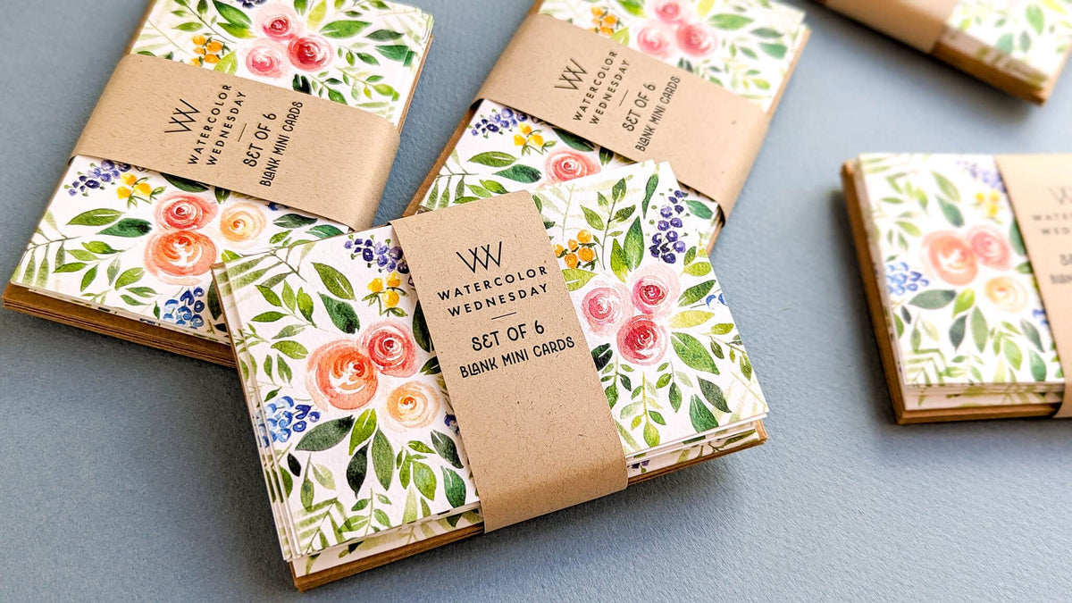 Mini Wildflower Cards | Set of 6
