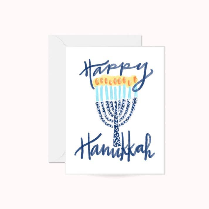 Happy Hanukkah — Holiday Greeting Card