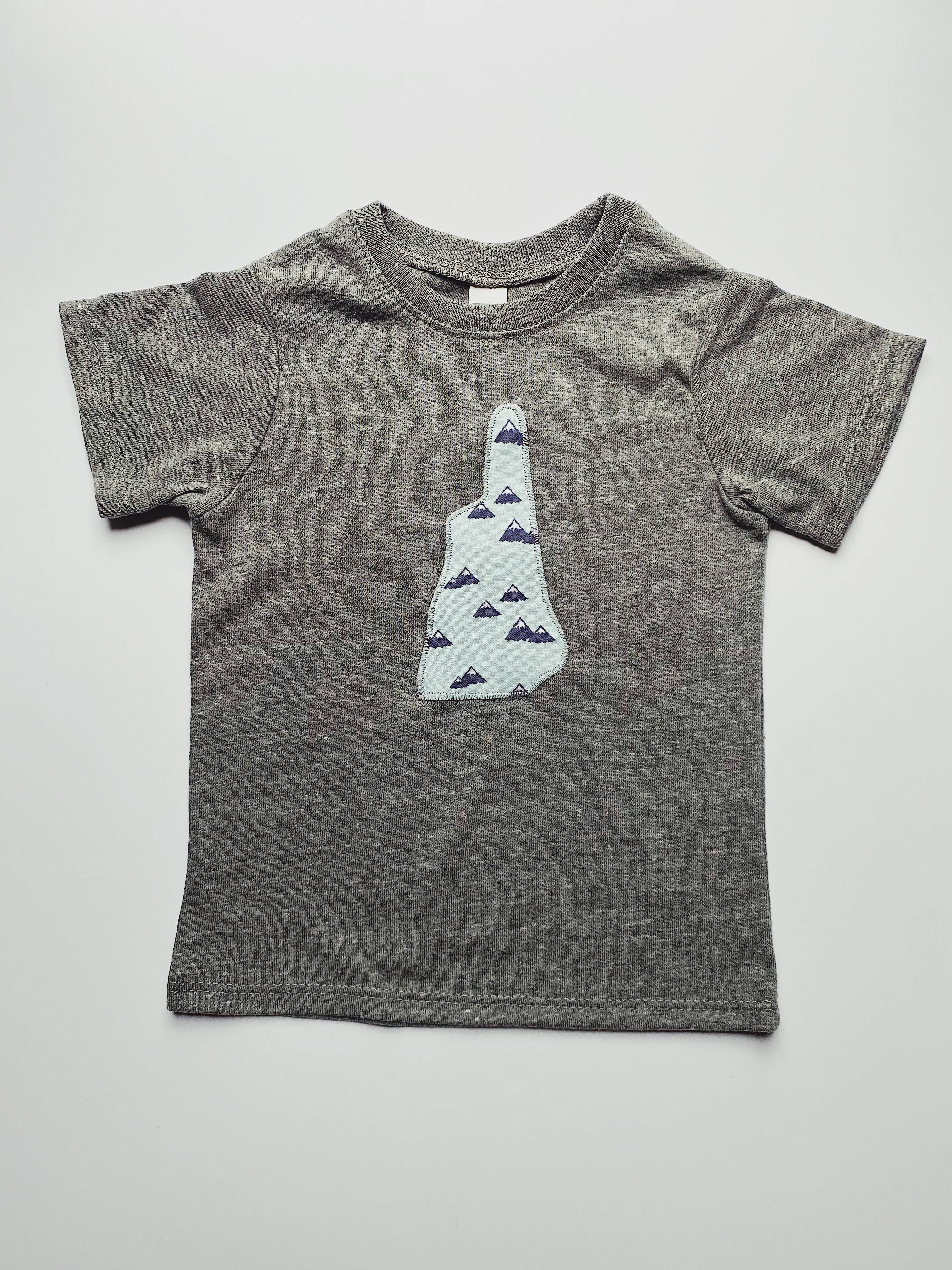 New Hampshire Toddler Tee — Grey