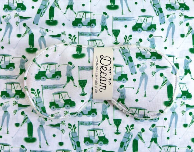 Sweet Dreams Sleep Mask | Vintage Golfer