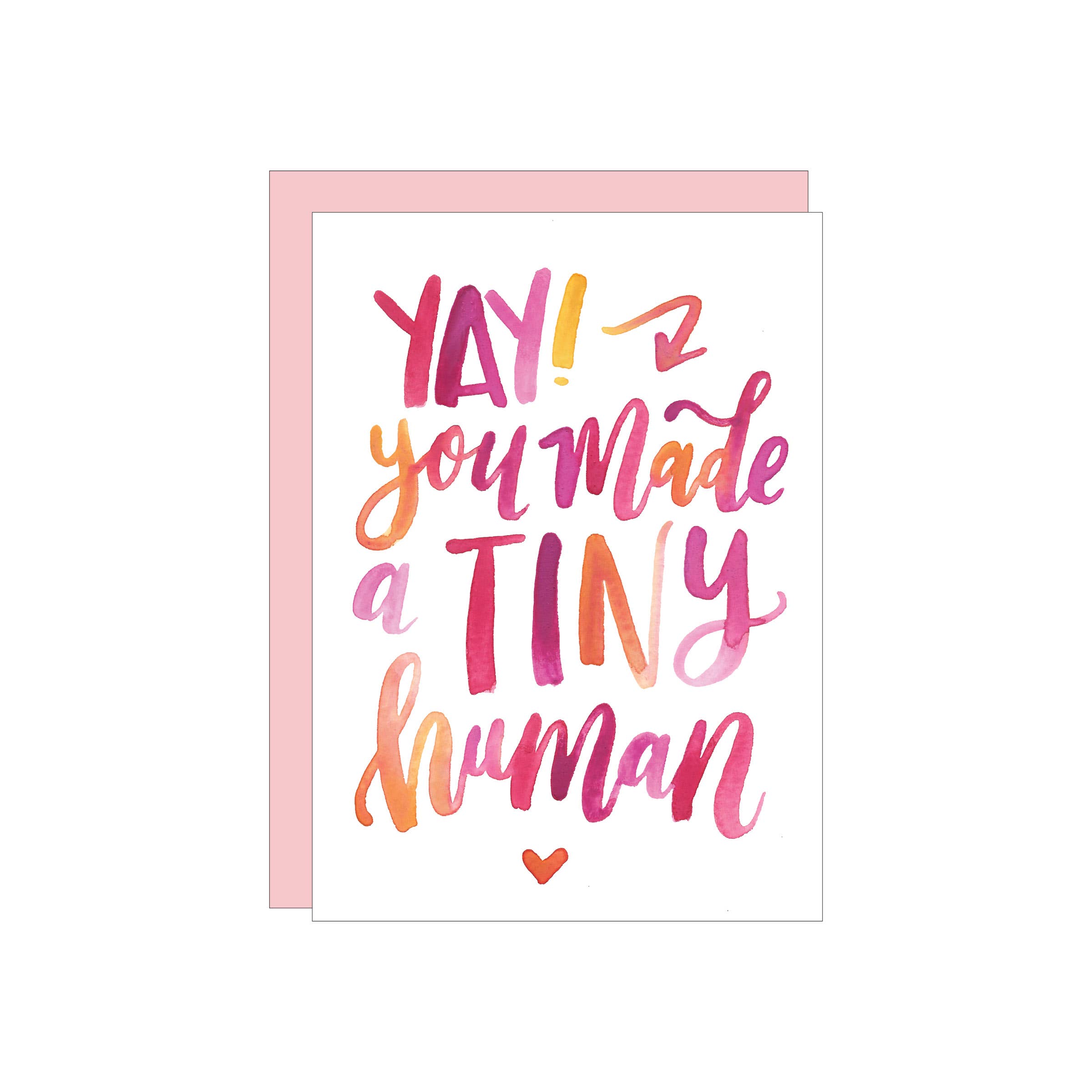 Tiny Human Greeting Card