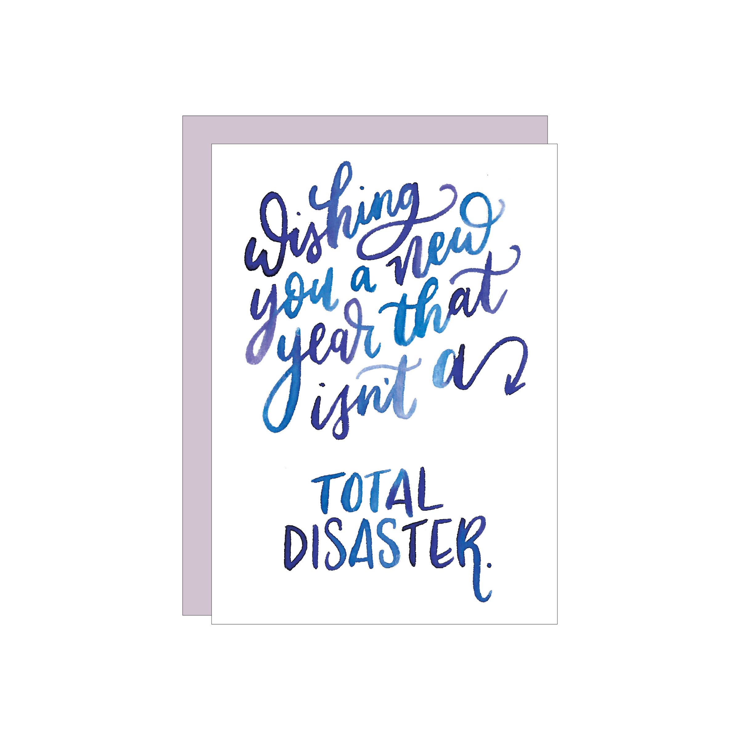 New Years Disaster Greeting Card