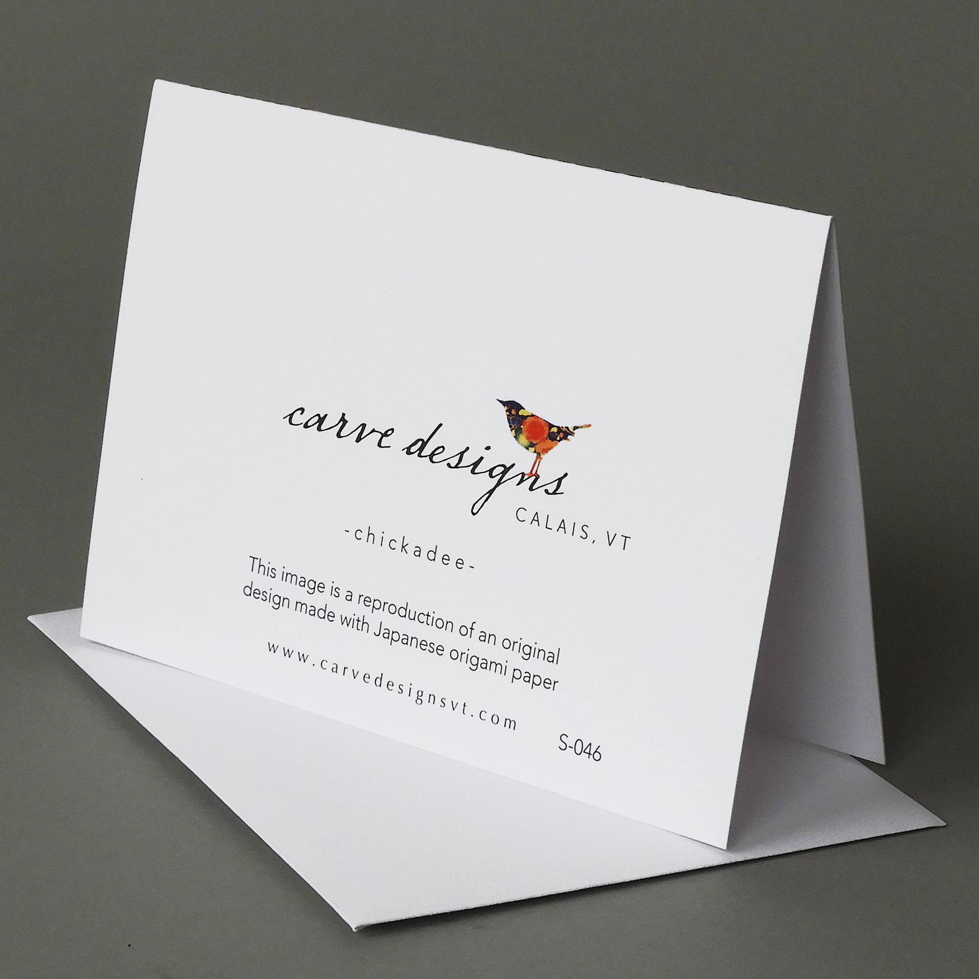 Chickadee Notecard