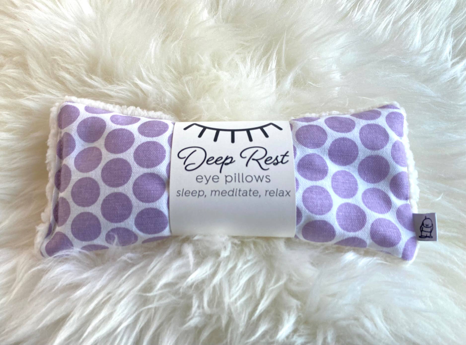 Deep Rest Eye Pillow | Lavender Dot
