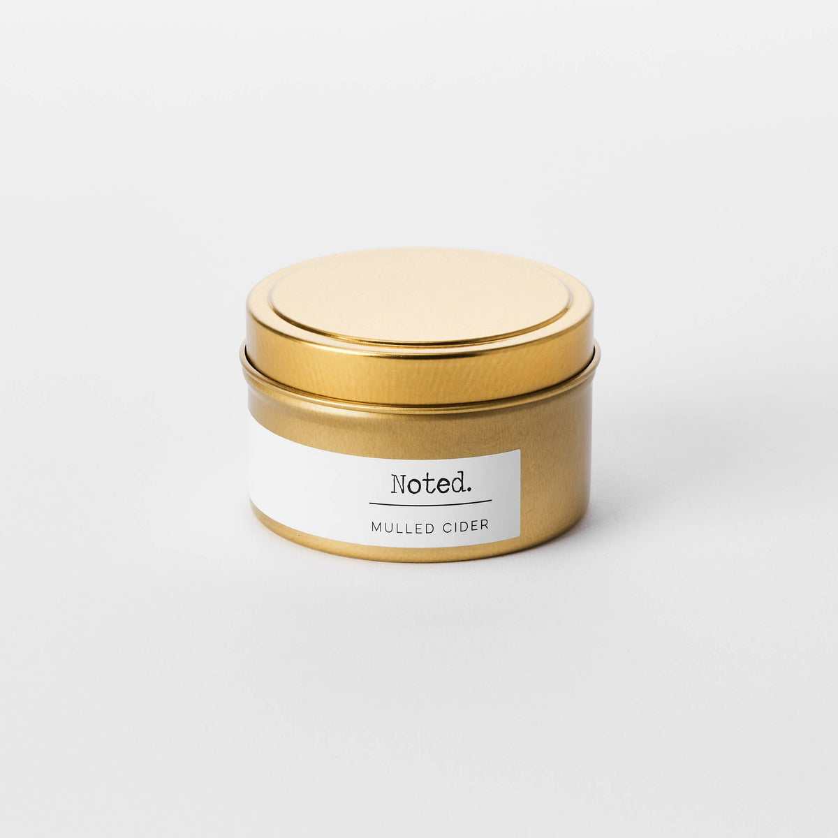 Mulled Cider Soy Candle | 5 oz Gold Tin