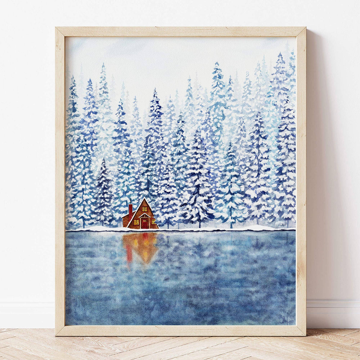 Winter Reflections Art Print