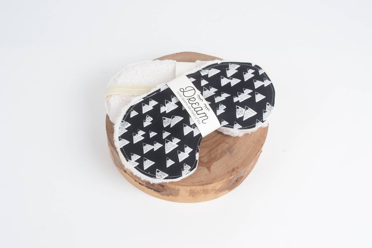 Sweet Dreams Sleep Mask | Snow Caps