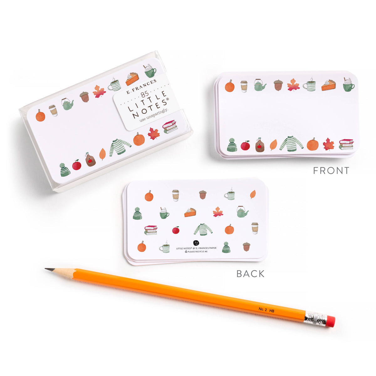 Crisp & Cozy Little Notes® — Fall Mini Card Set