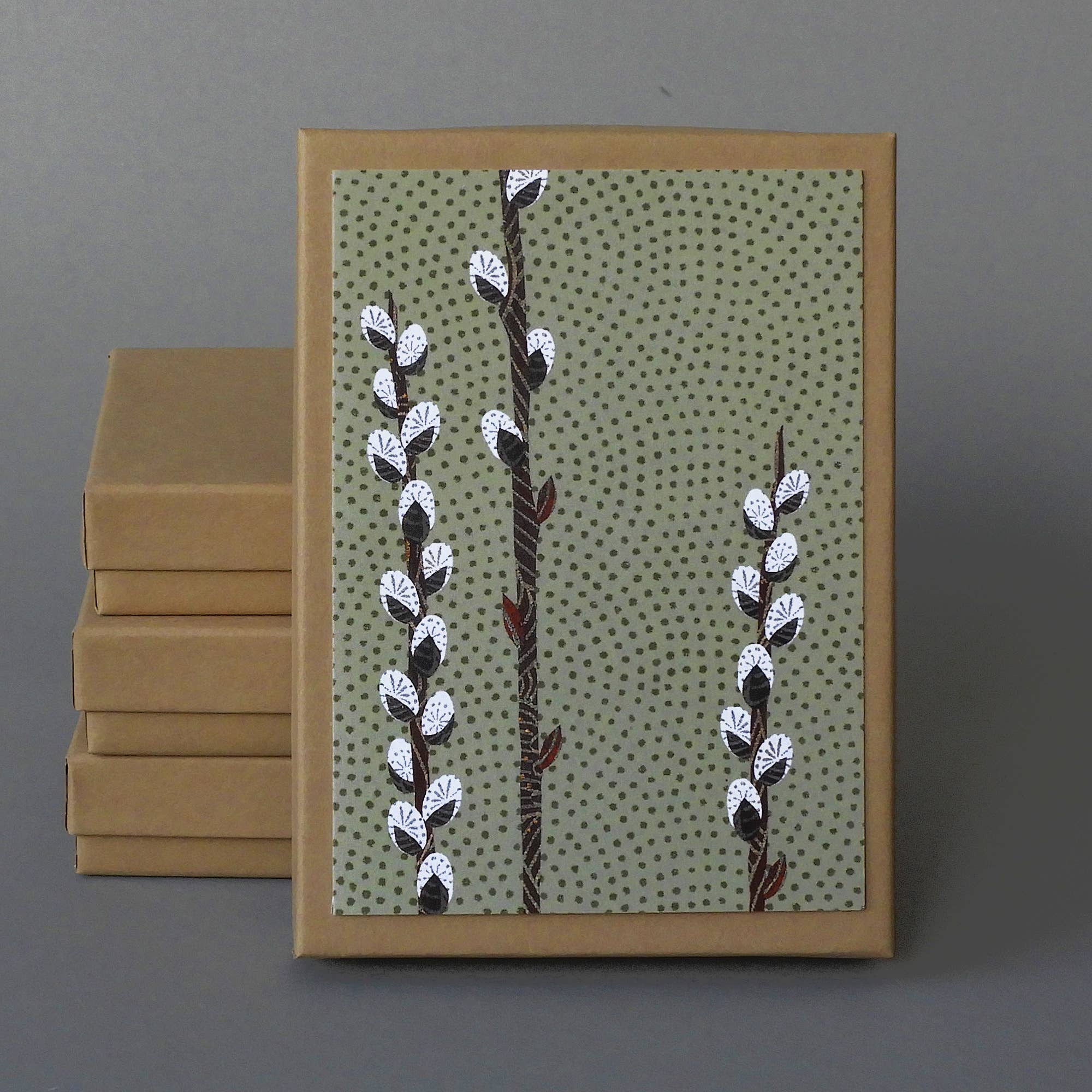 Pussy Willow Box: 10 Blank Cards