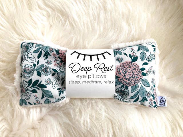 Deep Rest Eye Pillow | Blush Zinnia