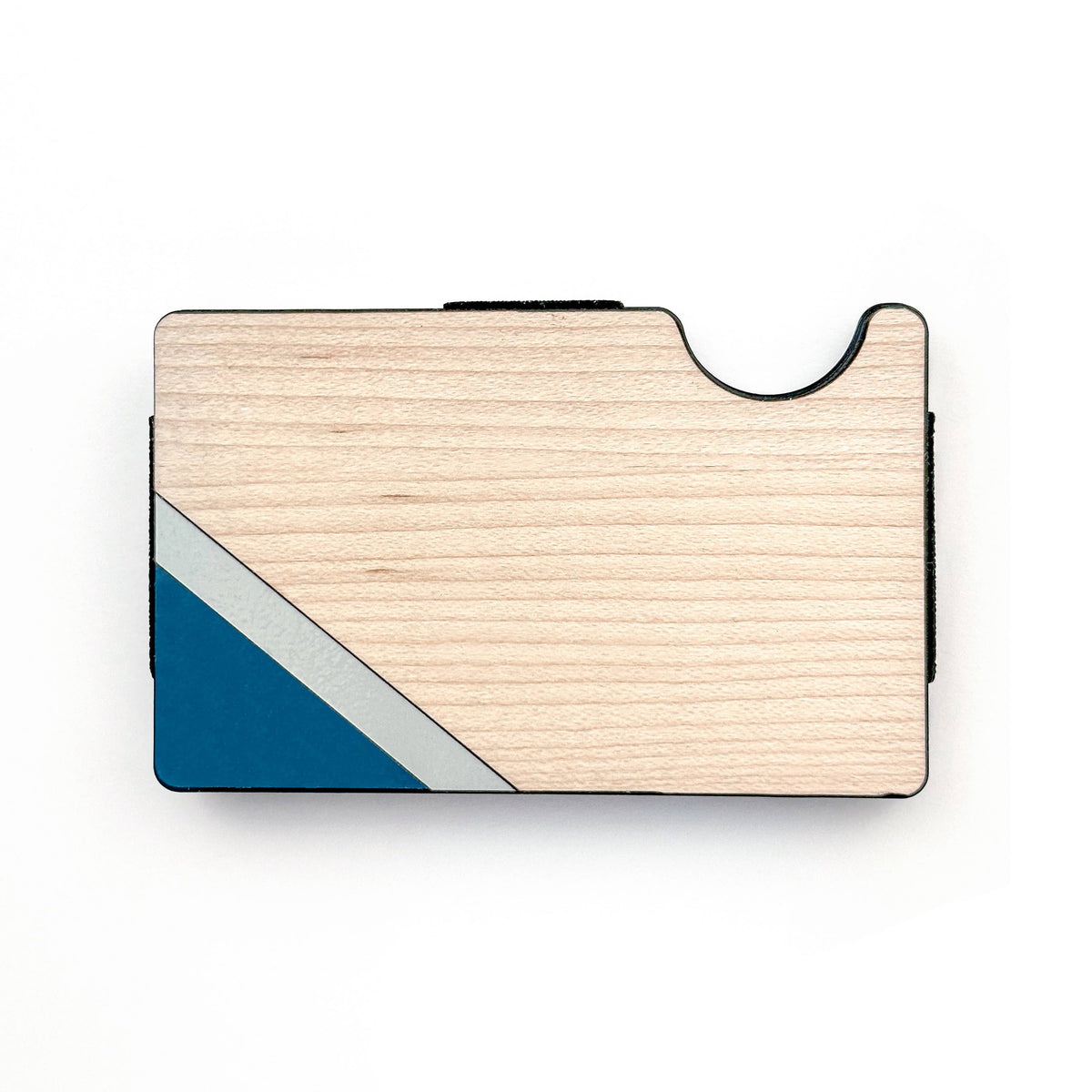 Corner Stripe Wallet - Blue
