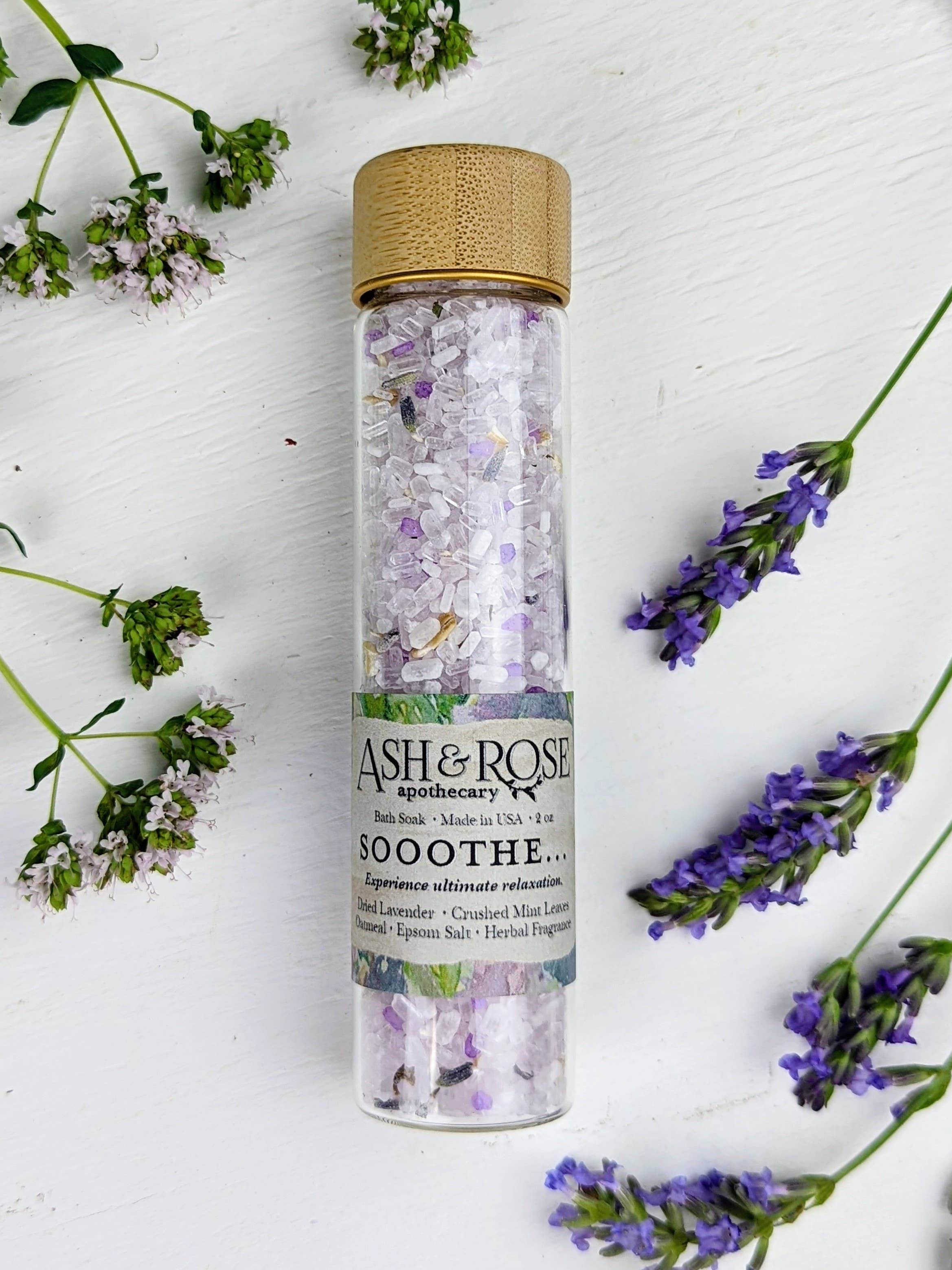 Sooothe Lavender Mint Bath Soak Vial