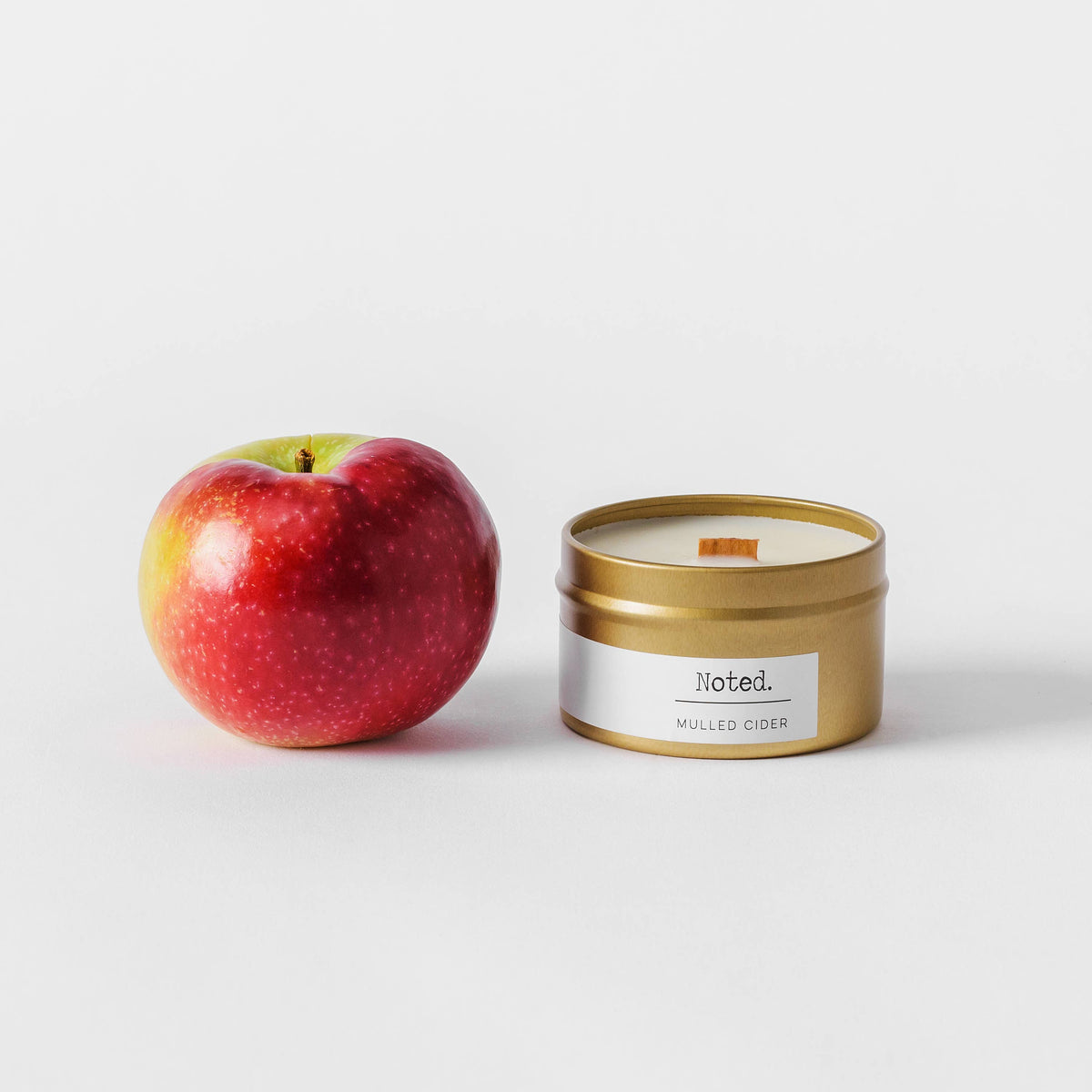 Mulled Cider Soy Candle | 5 oz Gold Tin