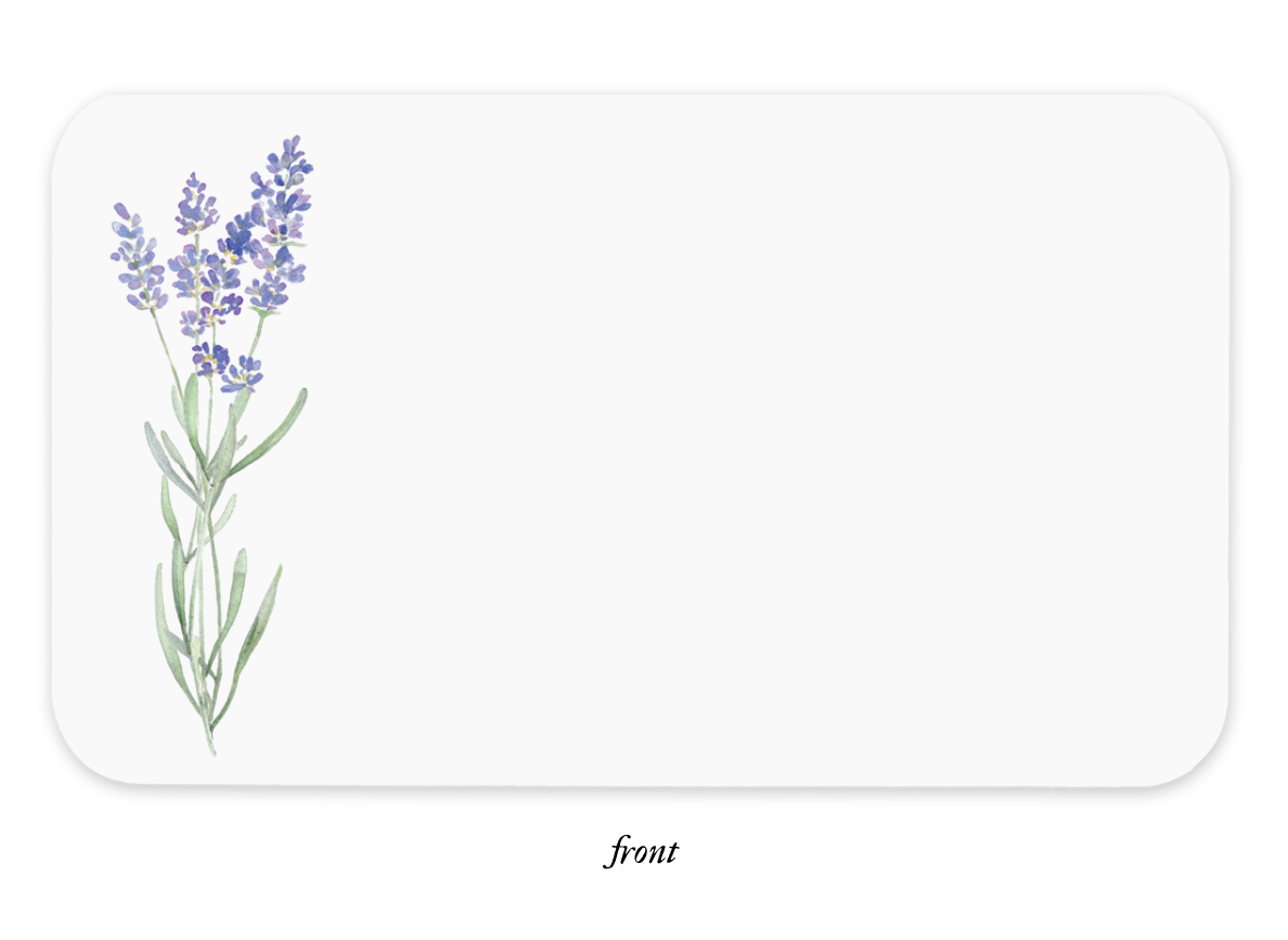 Lavender Little Notes® — Mini Notecard Set