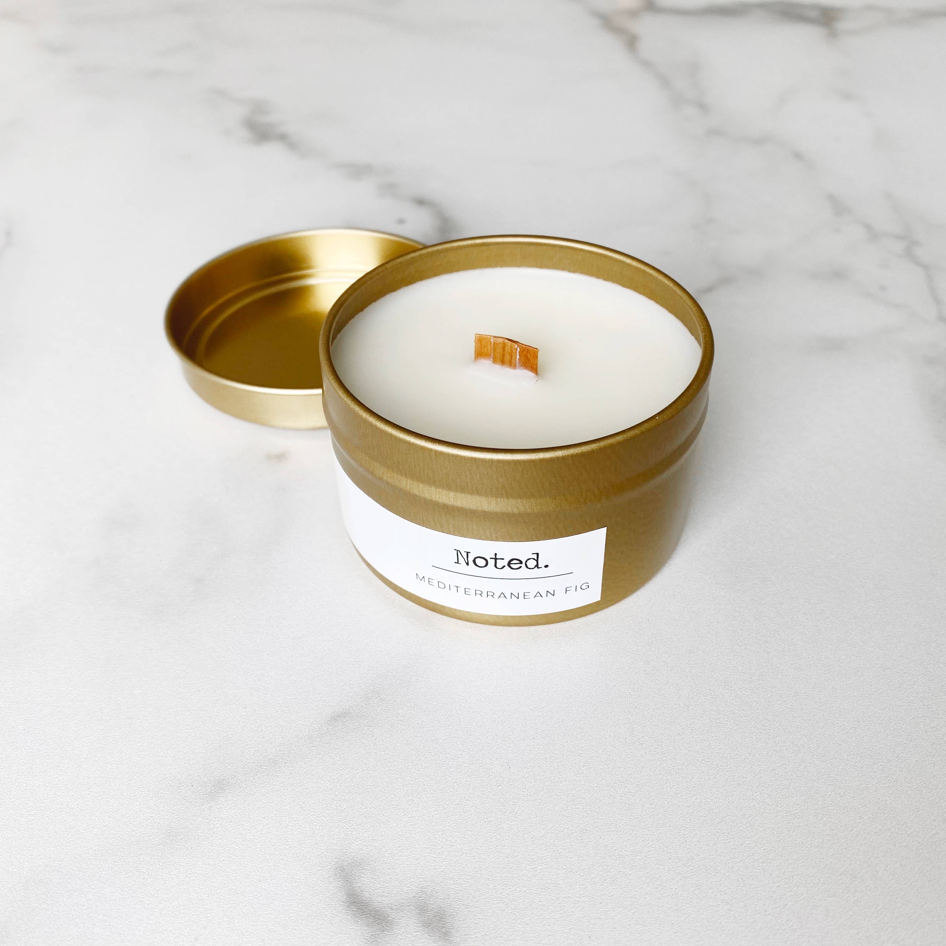 Mediterranean Fig Soy Candle | 5 oz Gold Tin