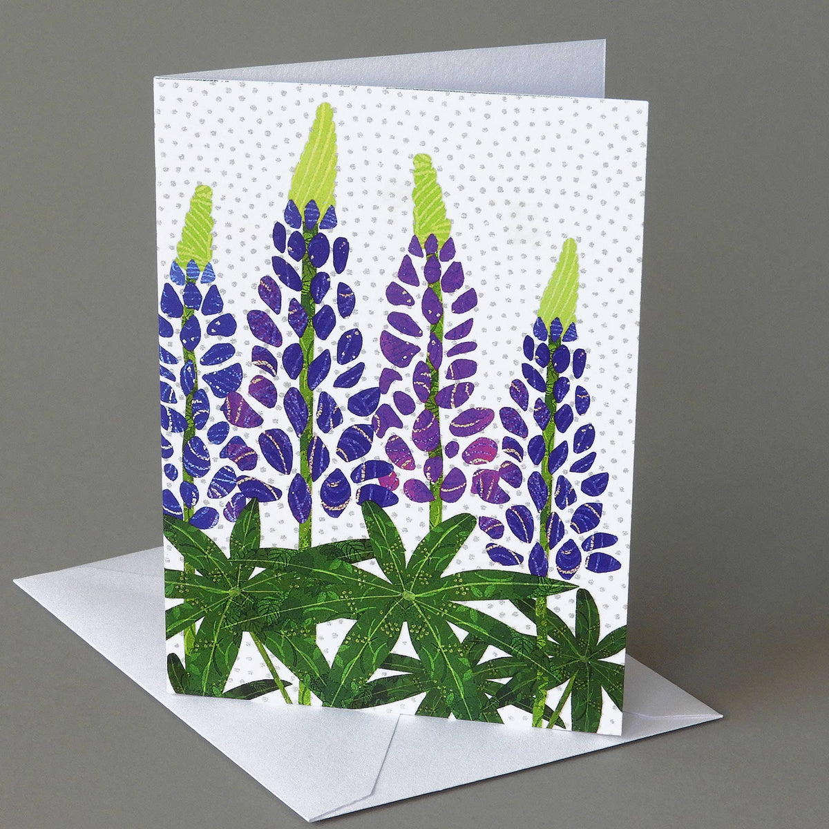 Purple Lupines Notecard
