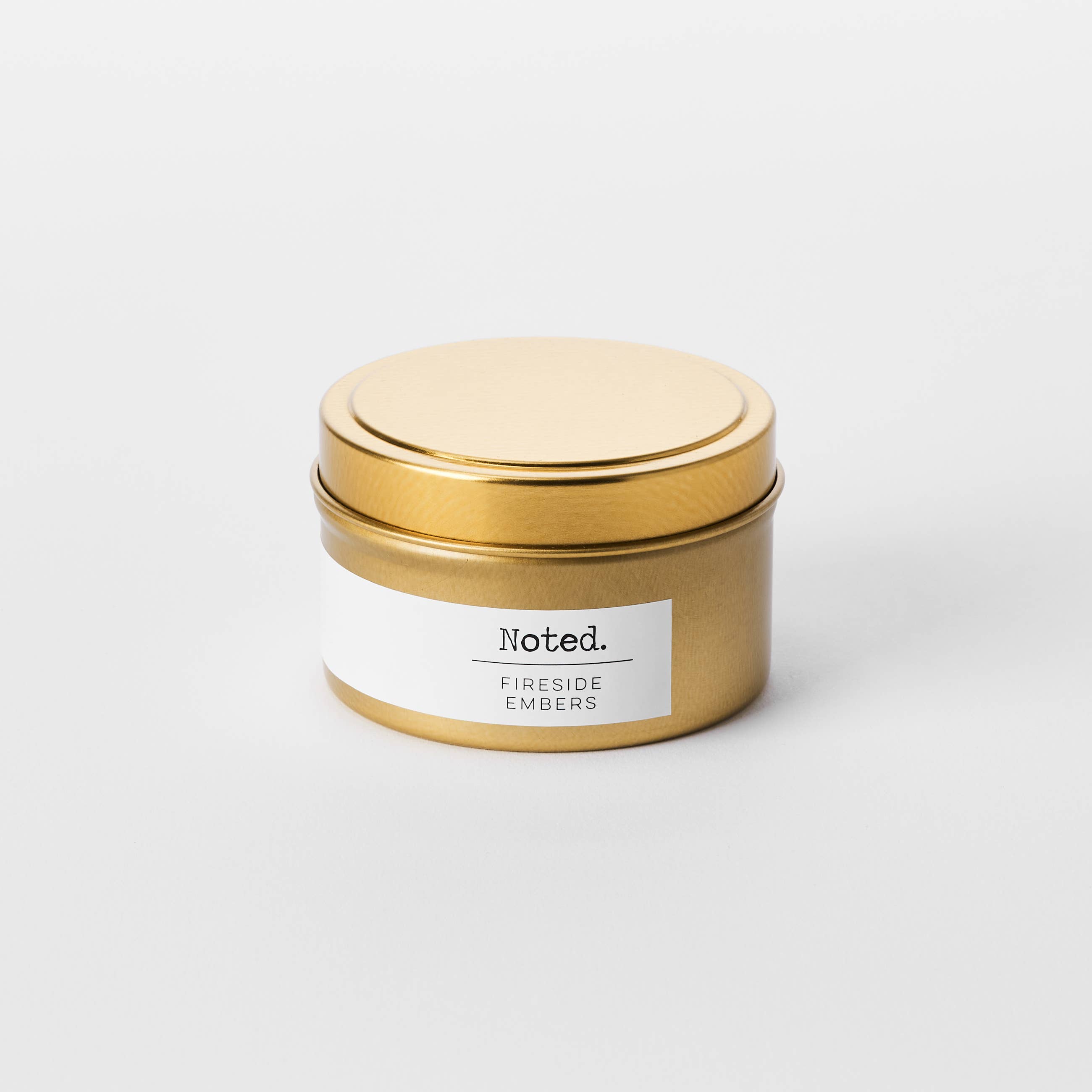 Fireside Embers Soy Candle | 5 oz Gold Tin