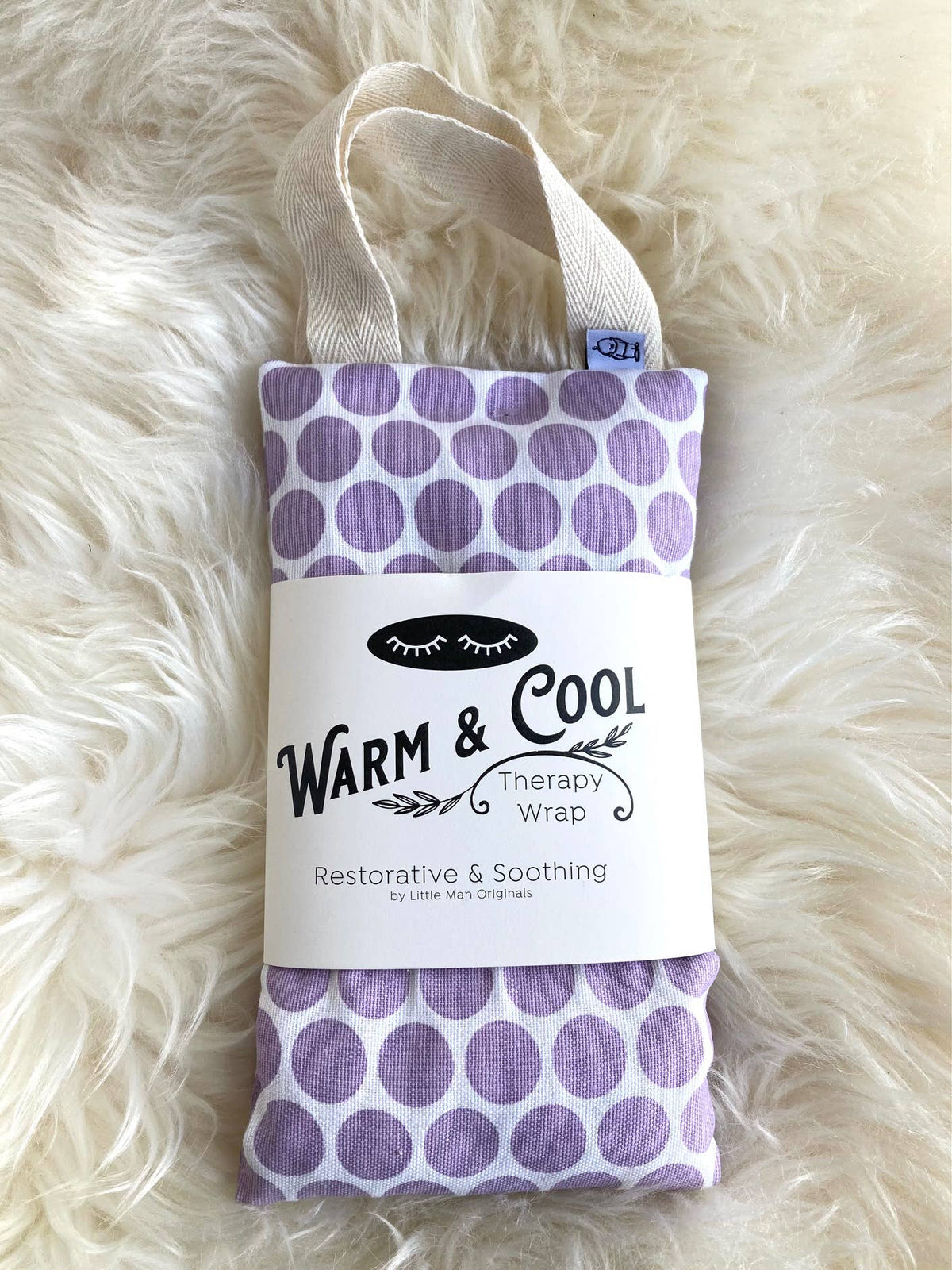 Warm & Cool Therapy Wrap | Lavender Dot