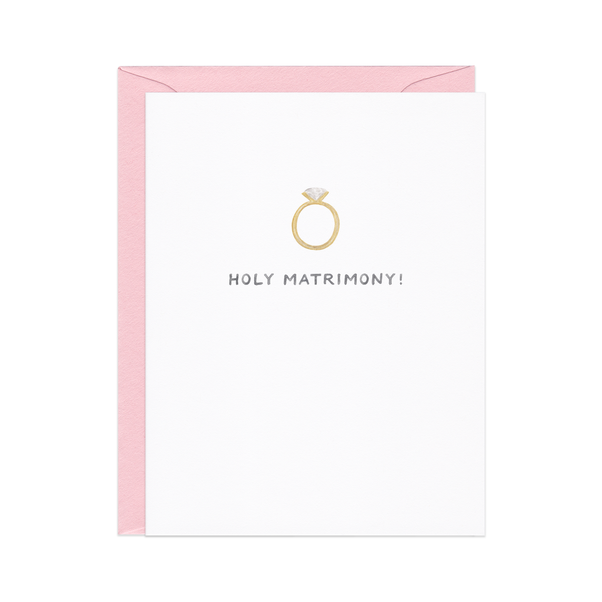Holy Matrimony — Wedding & Engagement Card