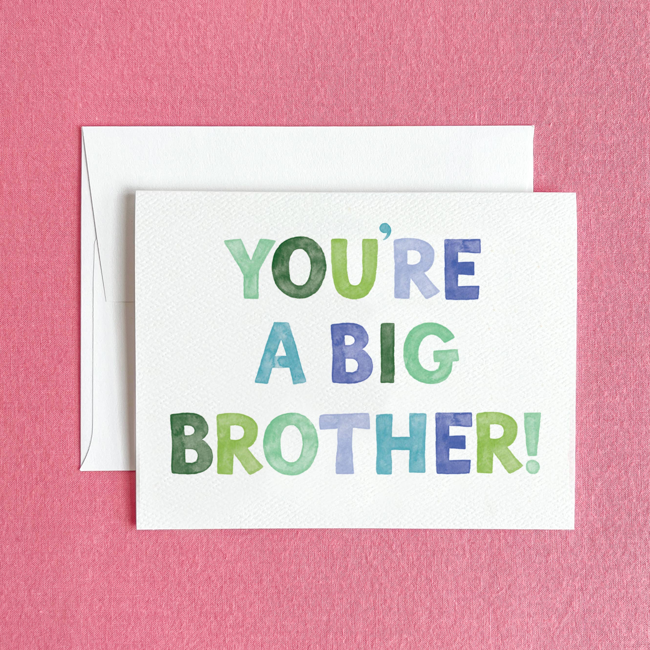 Big Brother — New Sibling Card