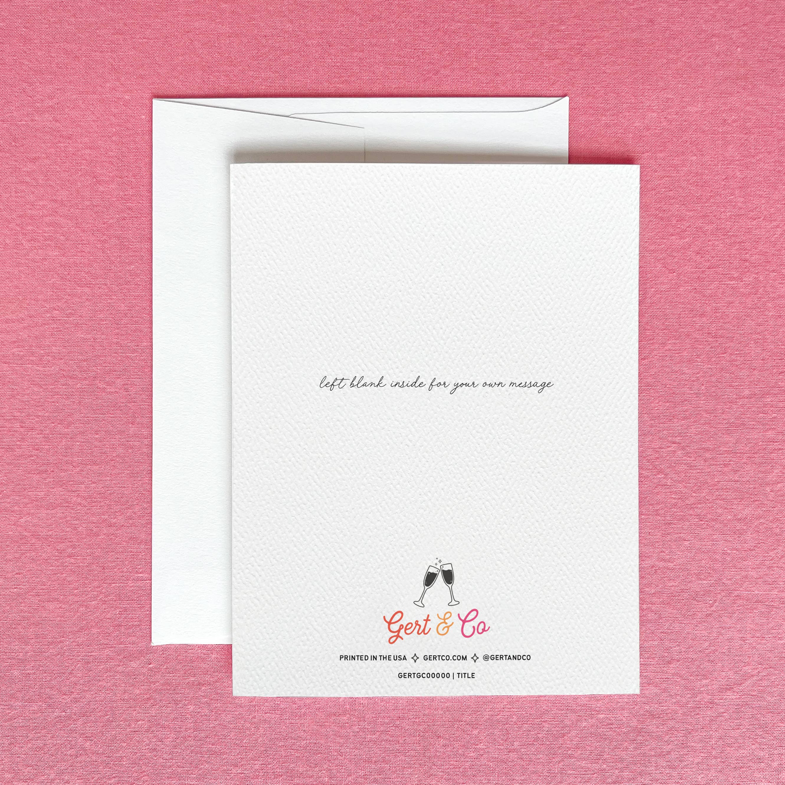 X's and O's — Valentine's Day & Galentine's Card