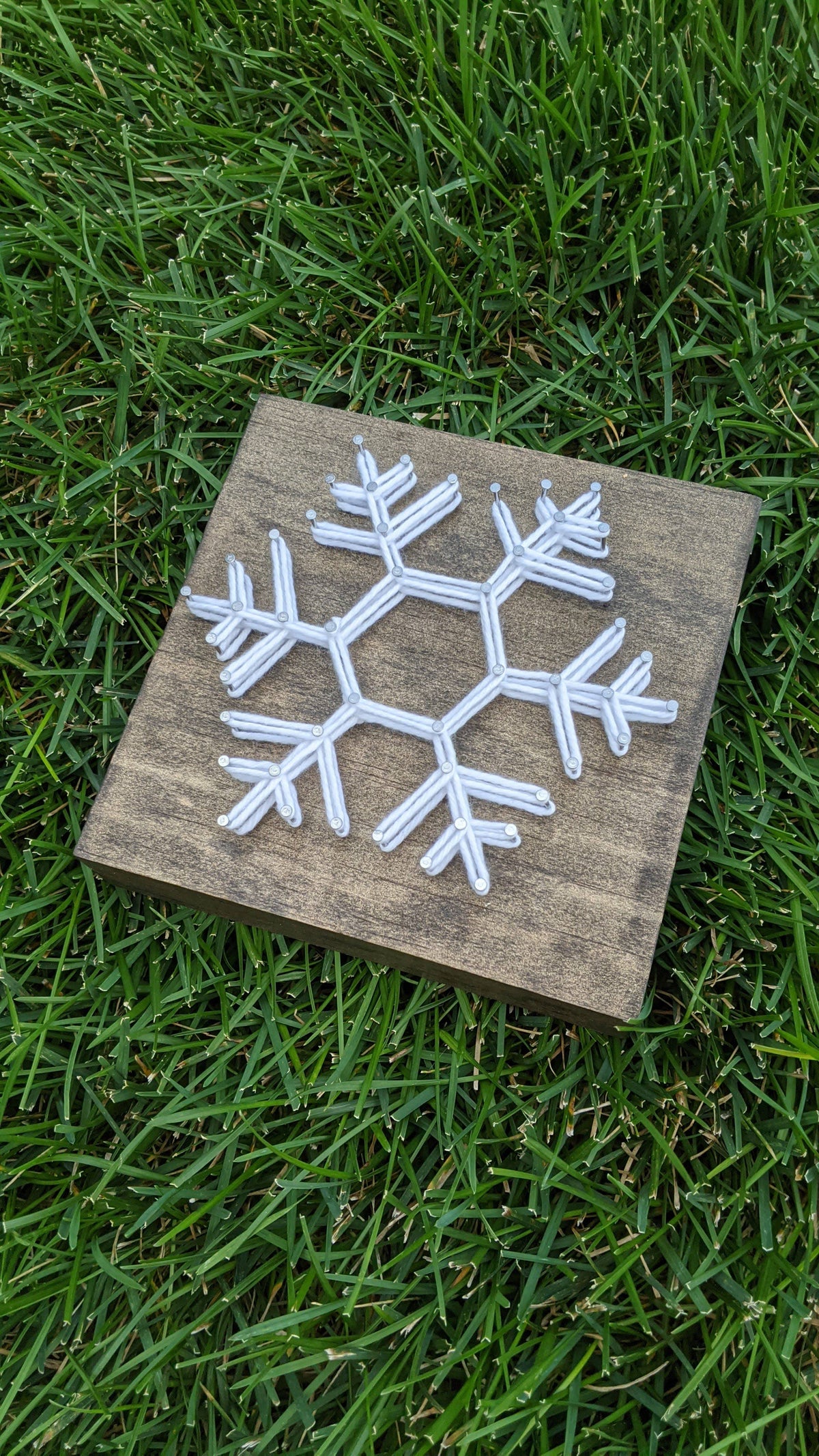 Snowflake String Art - Hexagon