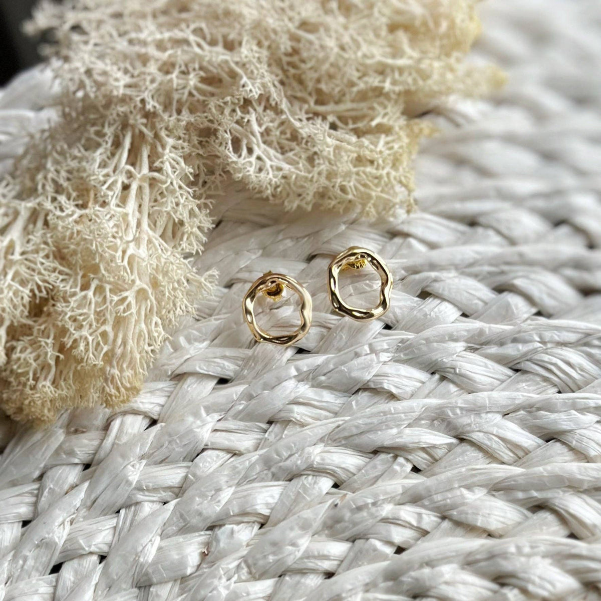 Branch Hoop Studs