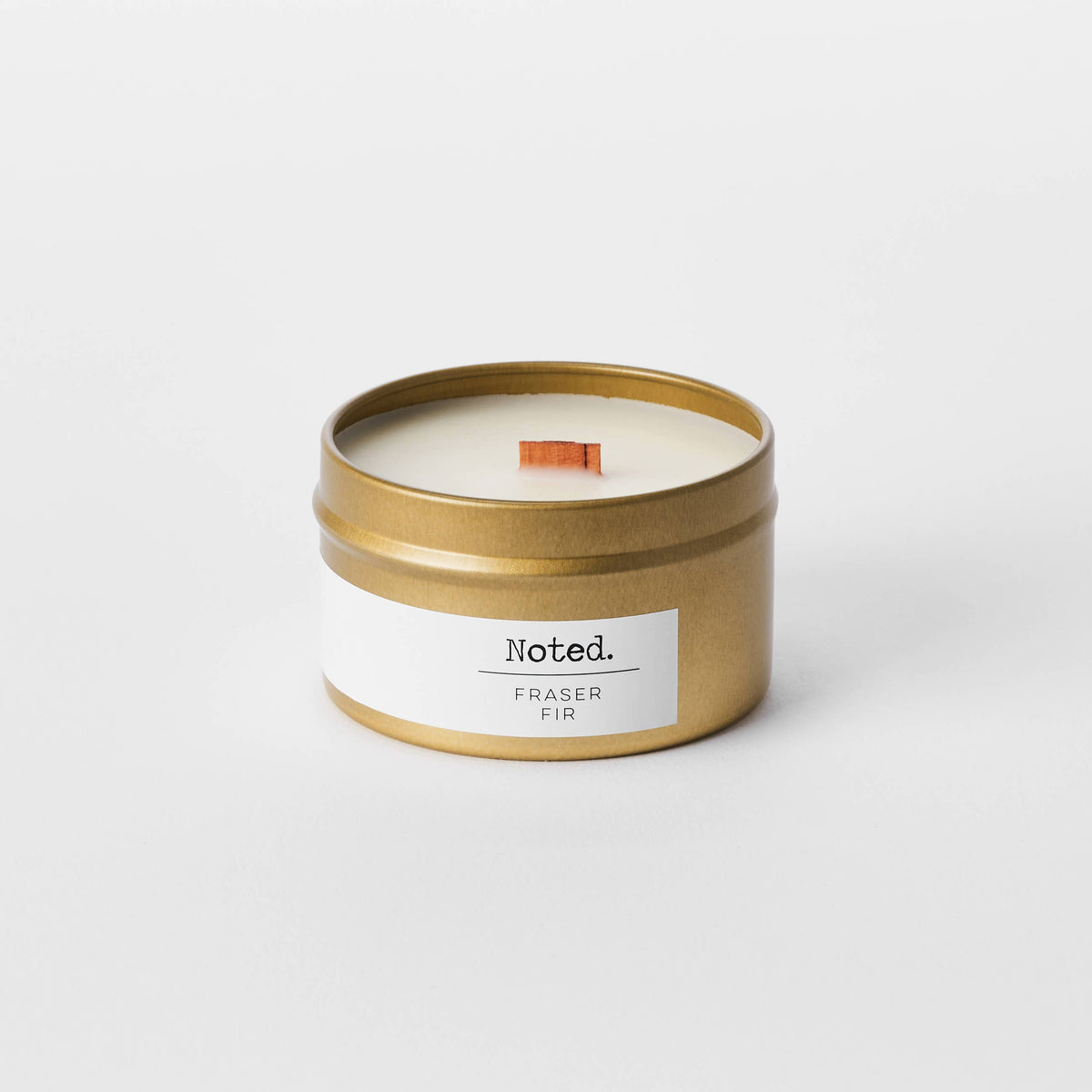 Fir Tree Soy Candle | 5 oz Gold Tin