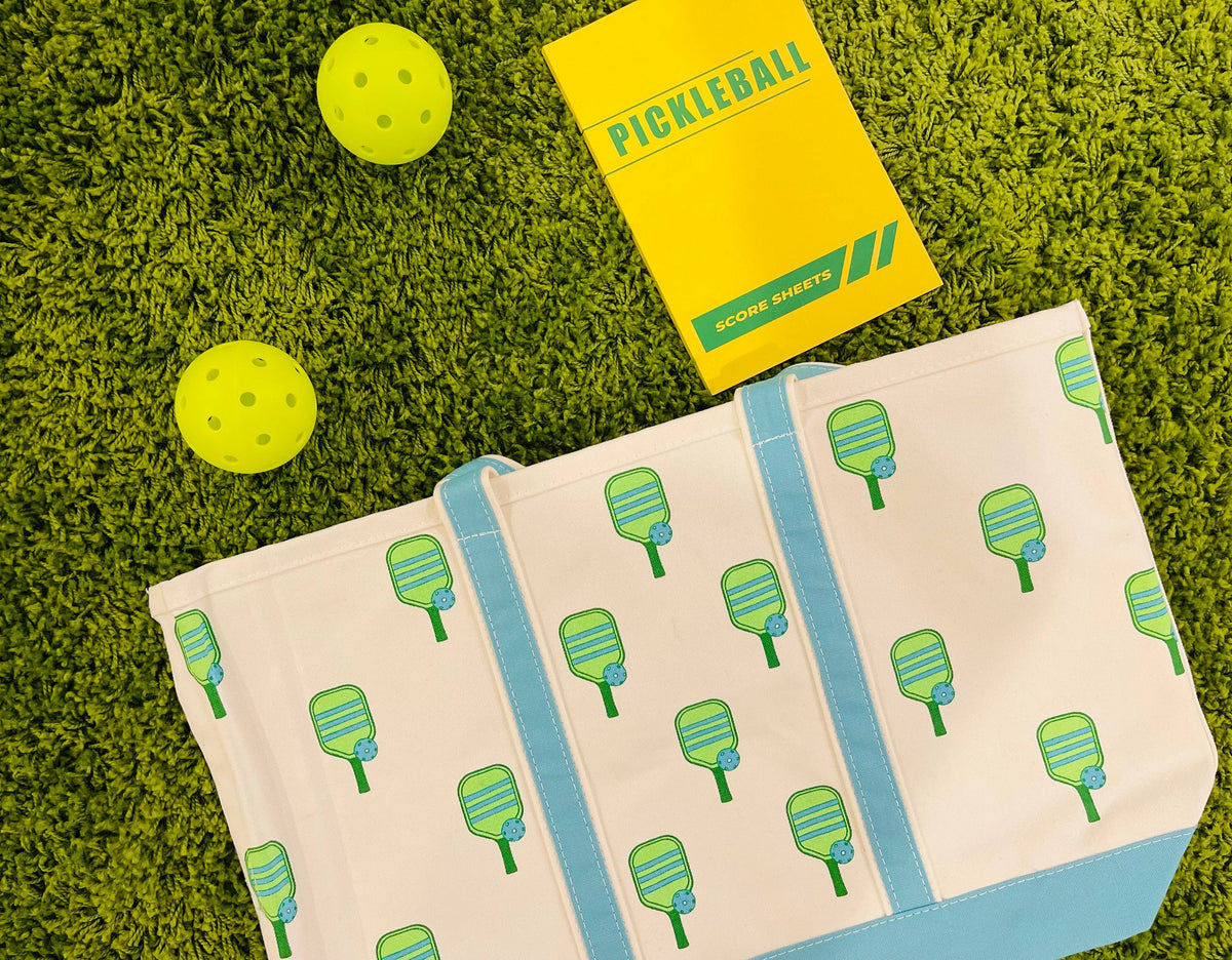 Pickler Pickleball Canvas Tote Bag