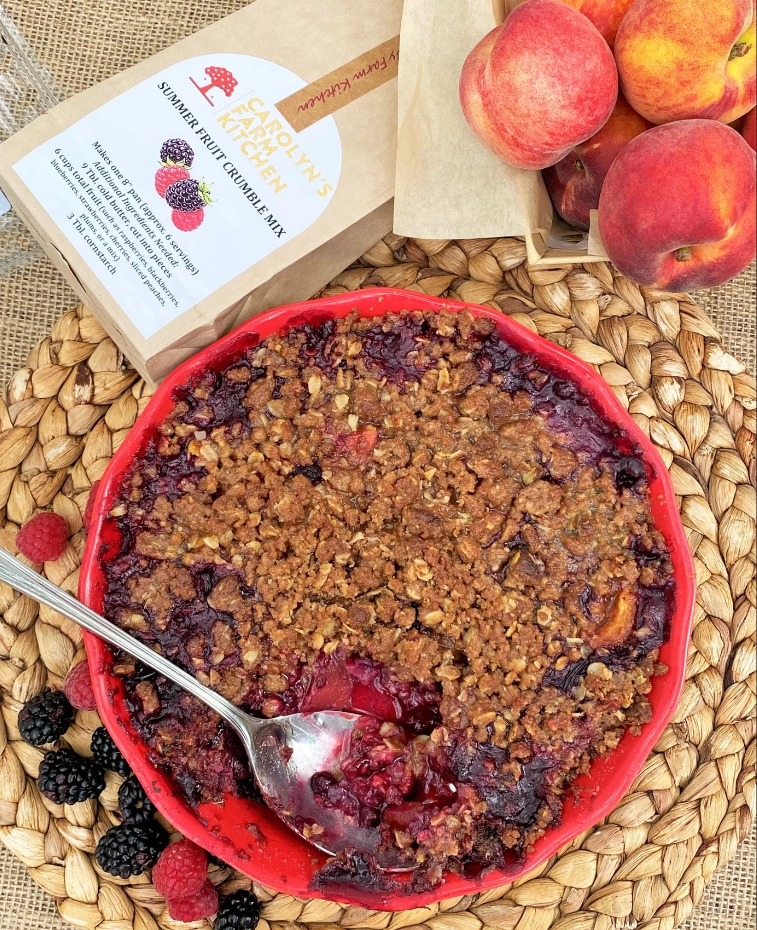 Summer Fruit Crumble Baking Mix