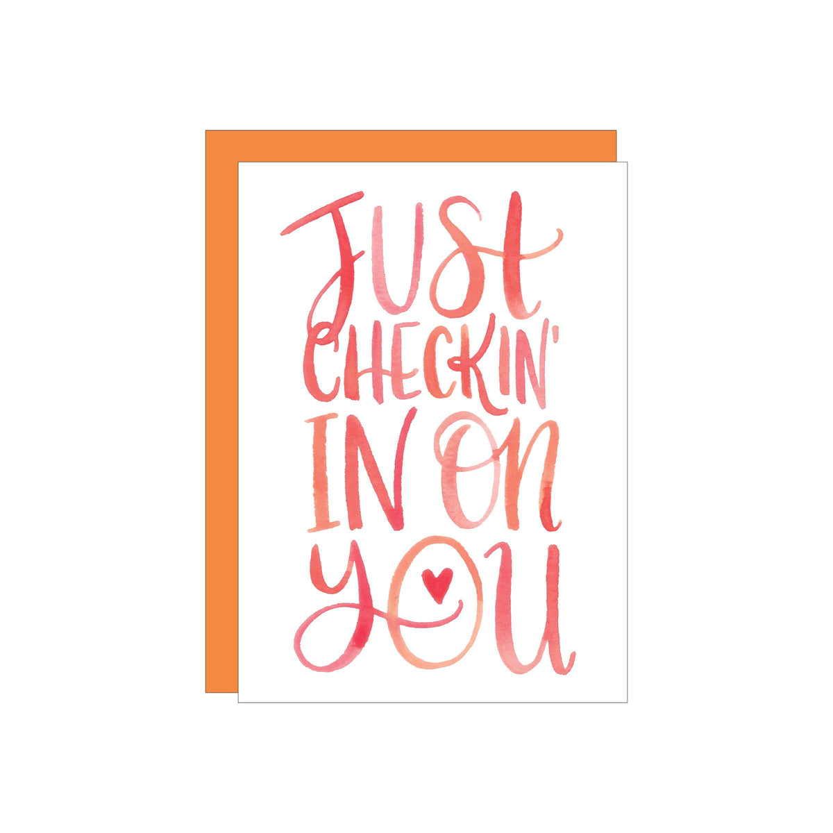 Checking In On You Greeting Card