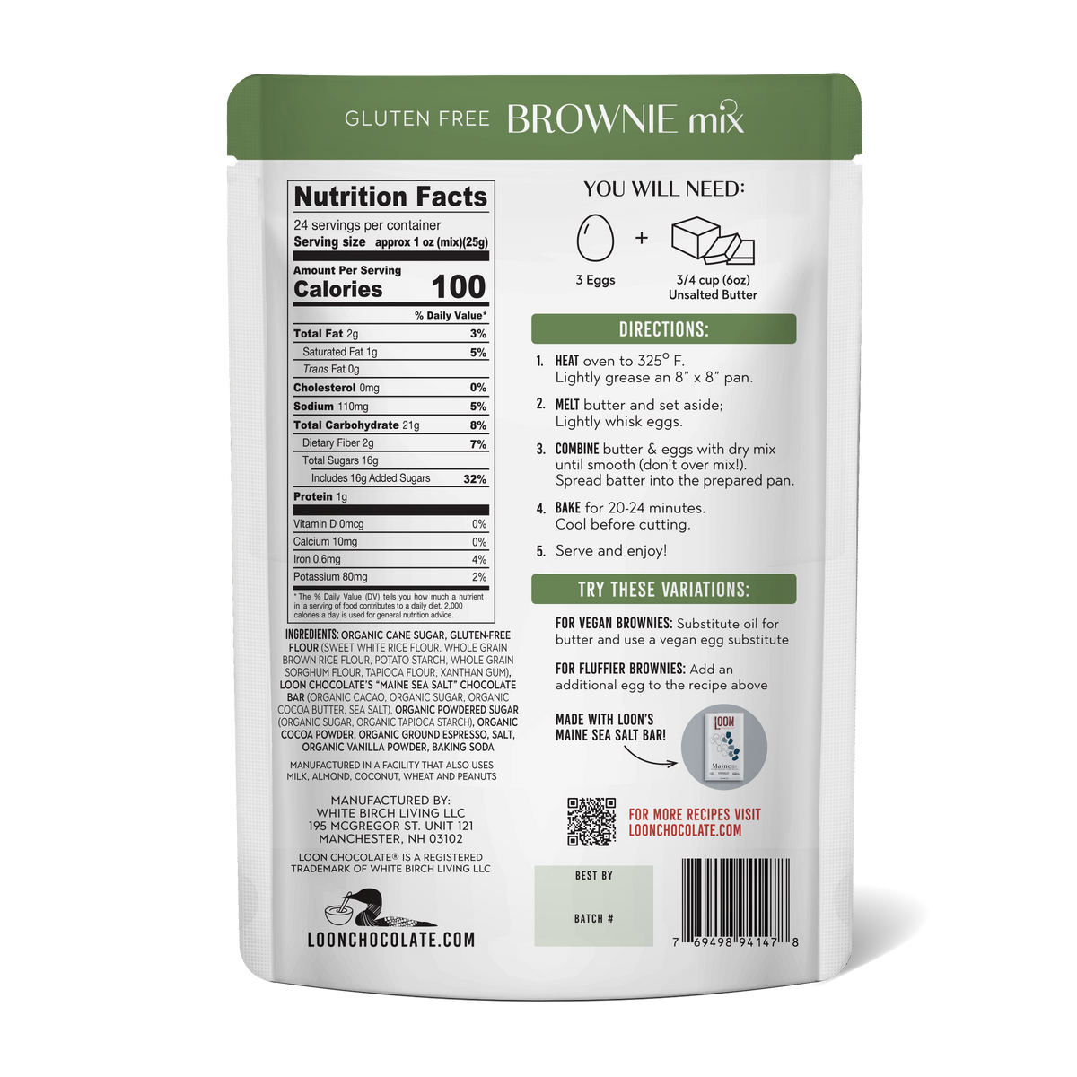 Gluten-Free Brownie Mix