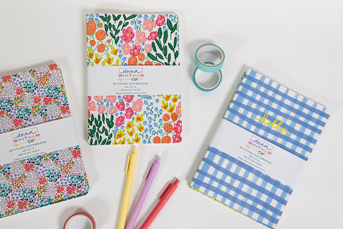 Lauren Floral Notebook Set — Pack of 2