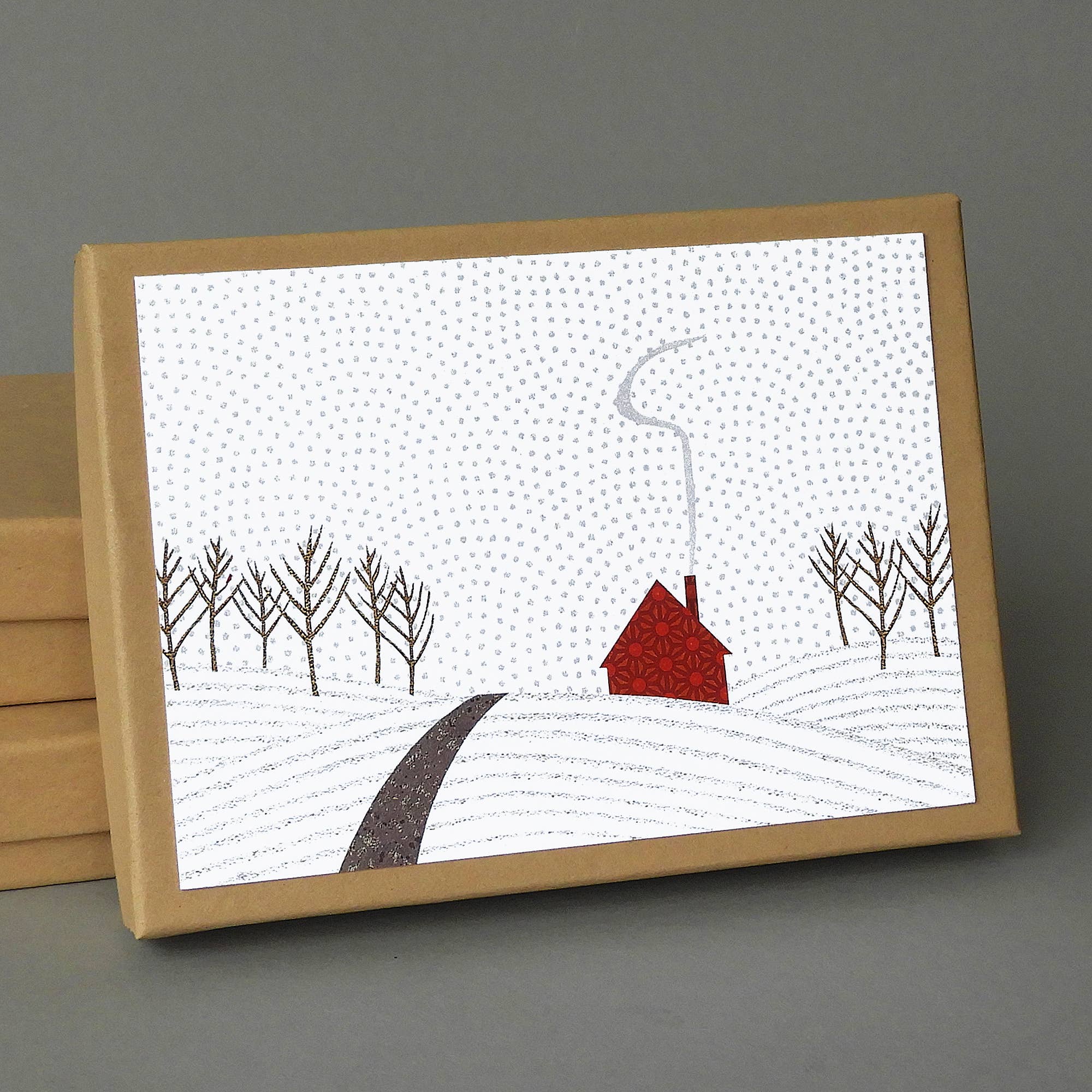 Homecoming Box: 10 blank Nature-Inspired Christmas Cards