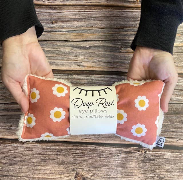 Deep Rest Eye Pillow | Terra Cotta Daisy