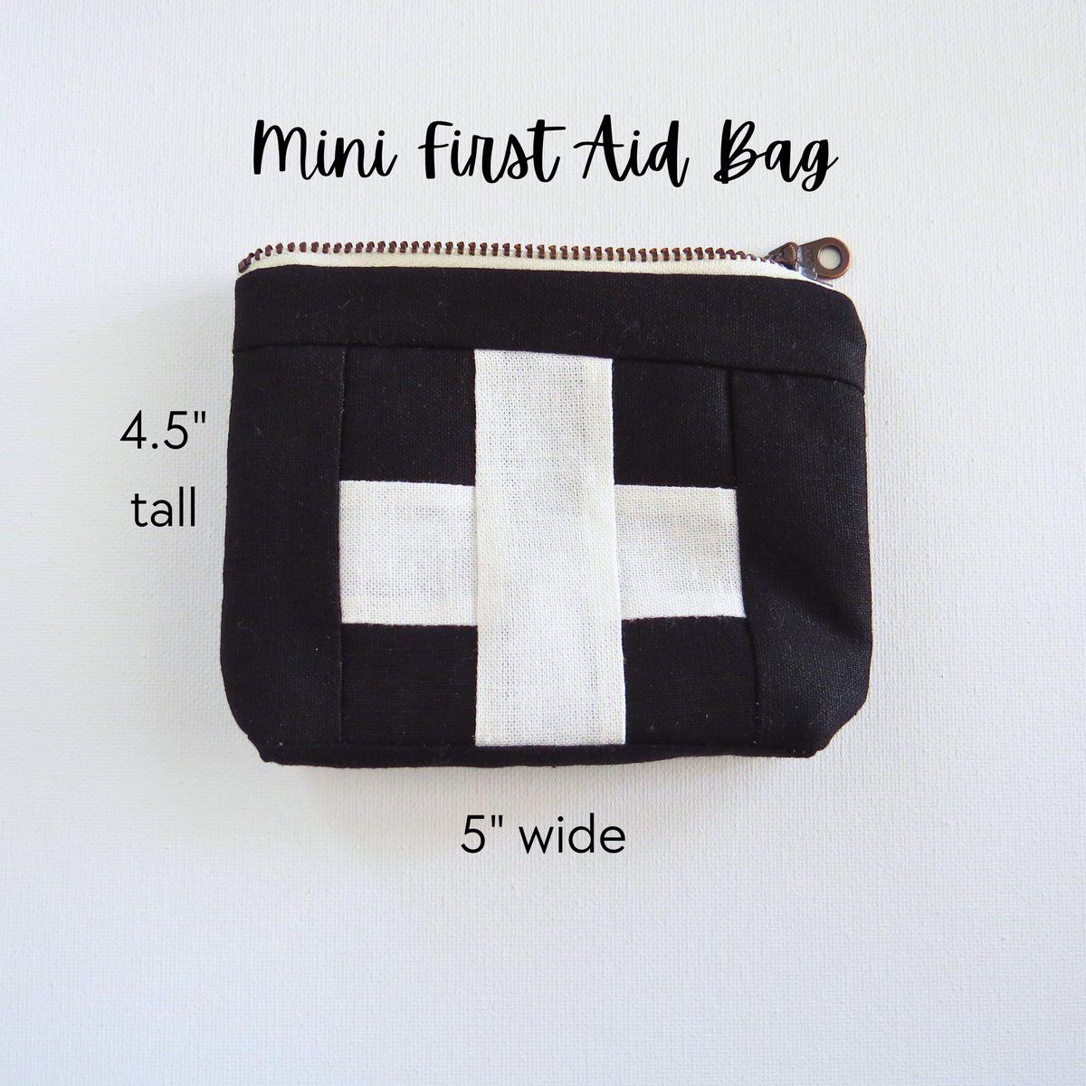 Handmade First Aid Travel Bag | Red/White