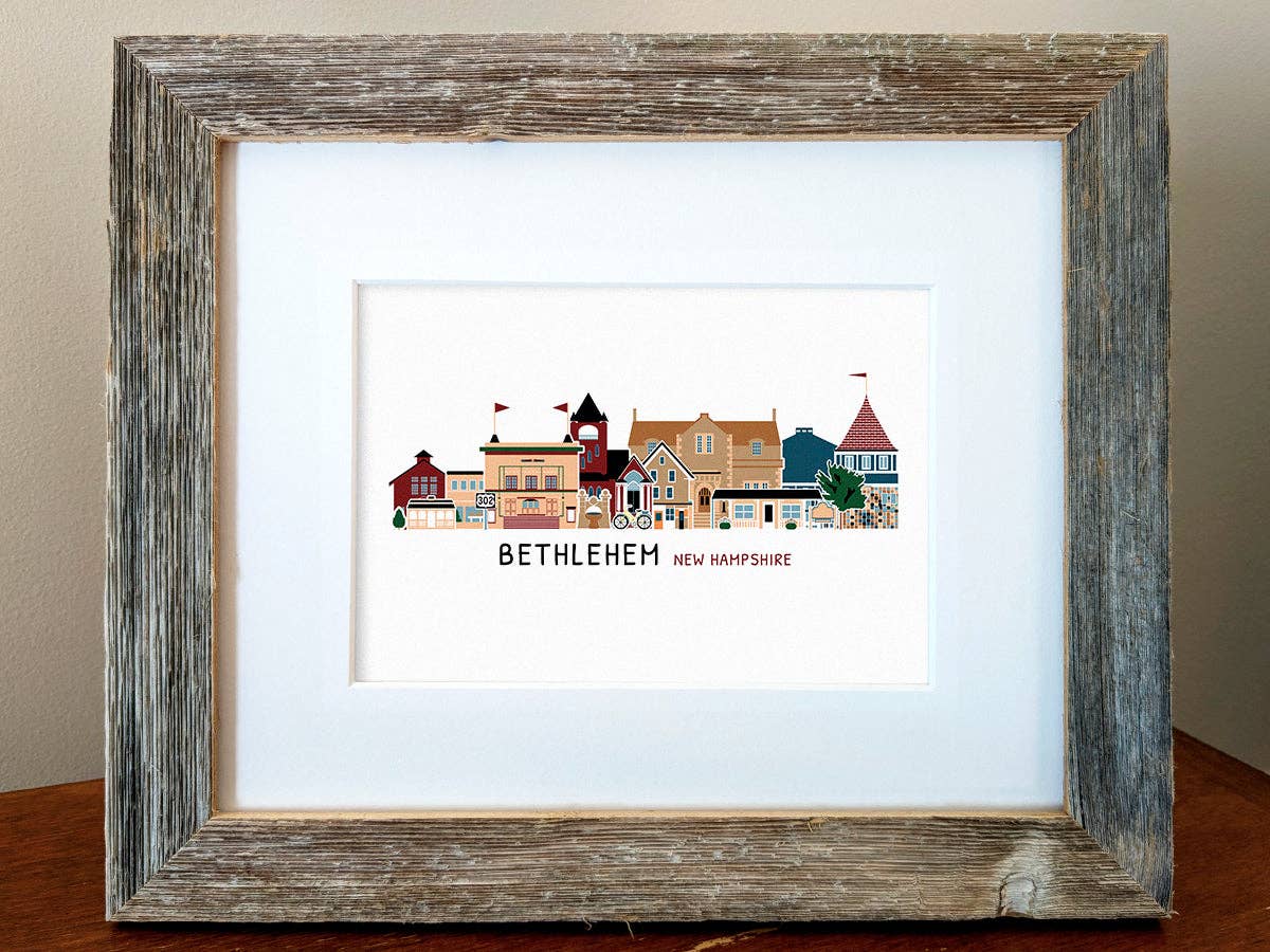 Bethlehem New Hampshire Cityscape Print