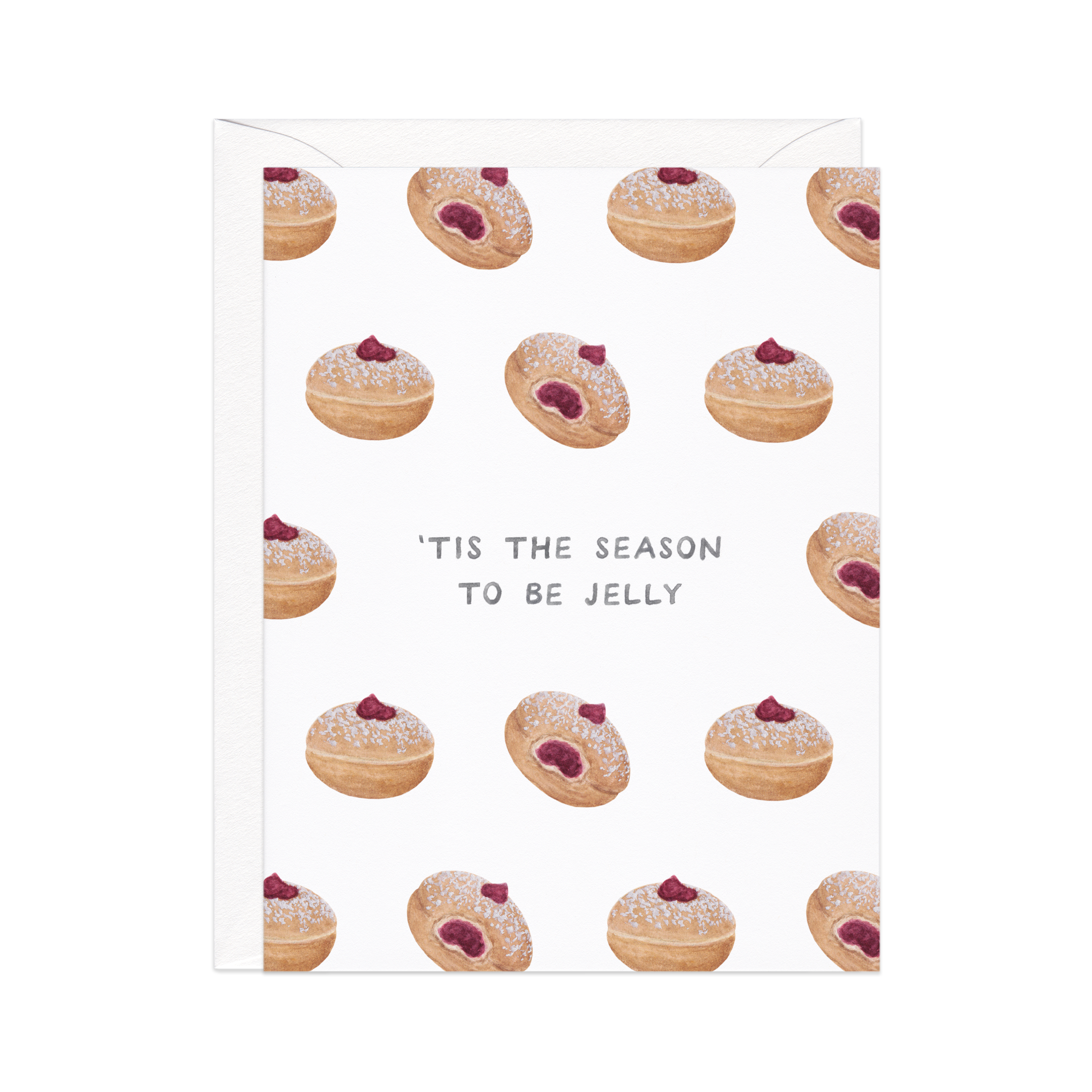 Sufganiyot — Jelly Donut Hanukkah Card