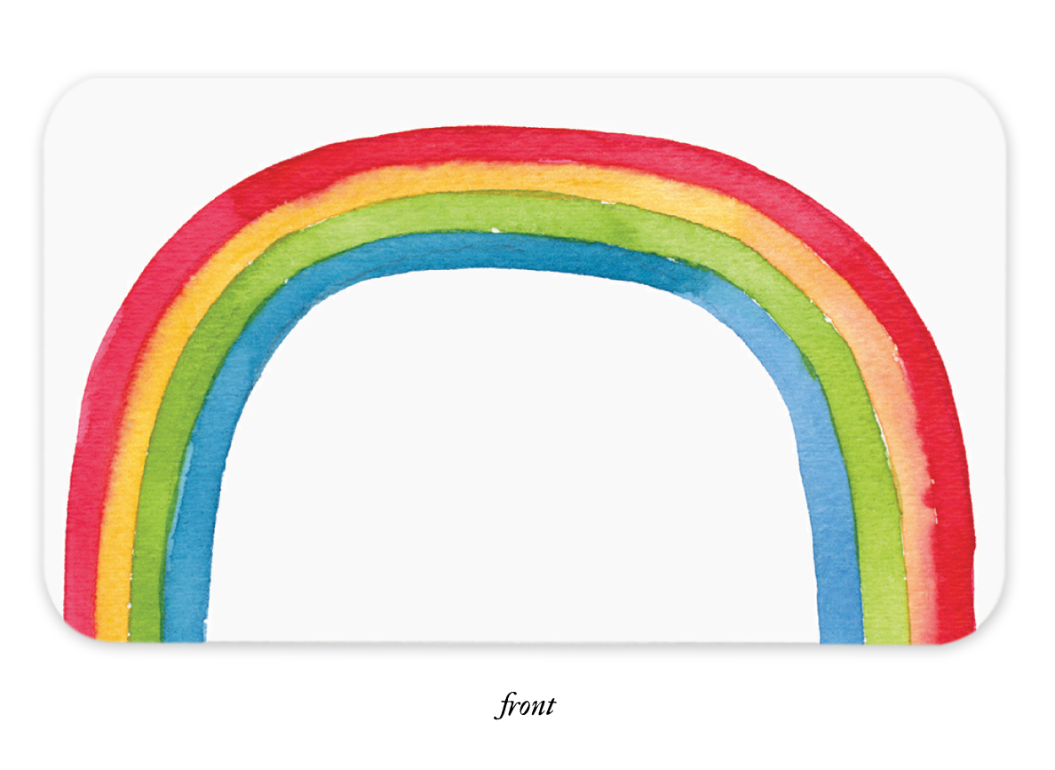 Rainbow Little Notes® — Mini Notecard Set