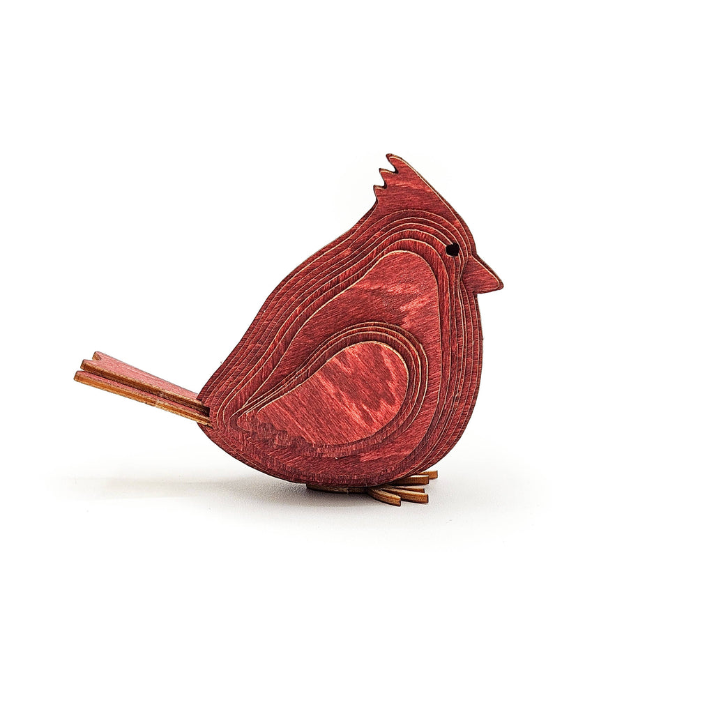 3D Wooden Mini Cardinal Puzzle