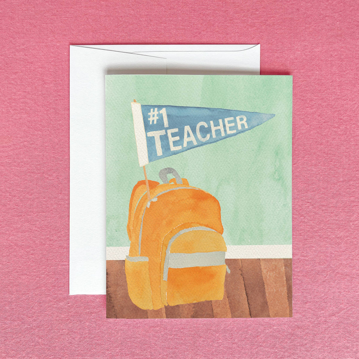 #1 Teacher — Teacher Appreciation Card
