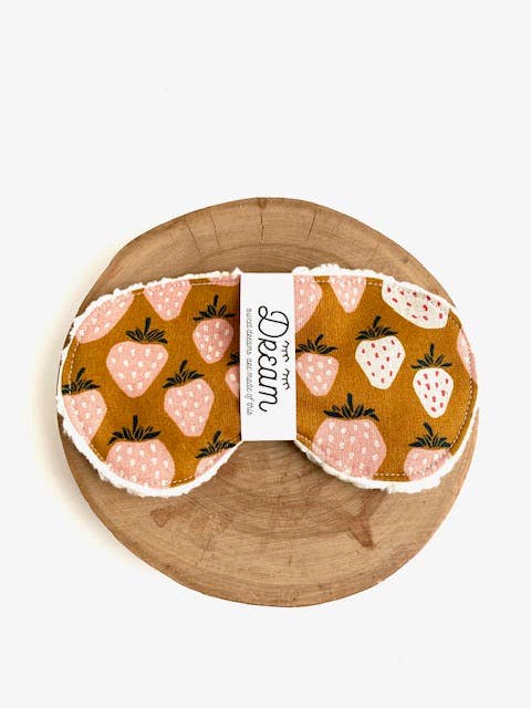 Sweet Dreams Sleep Mask | Vintage Strawberry