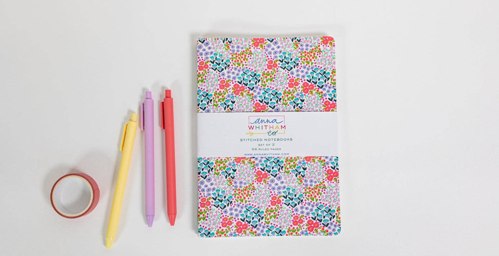 Ellender Floral Notebook Set — Pack of 2