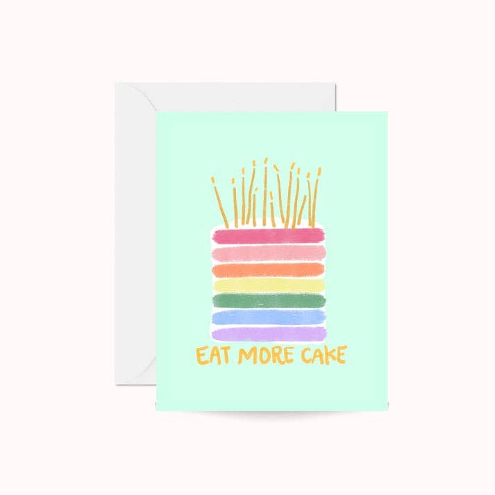 Eat More Cake — Birthday Card
