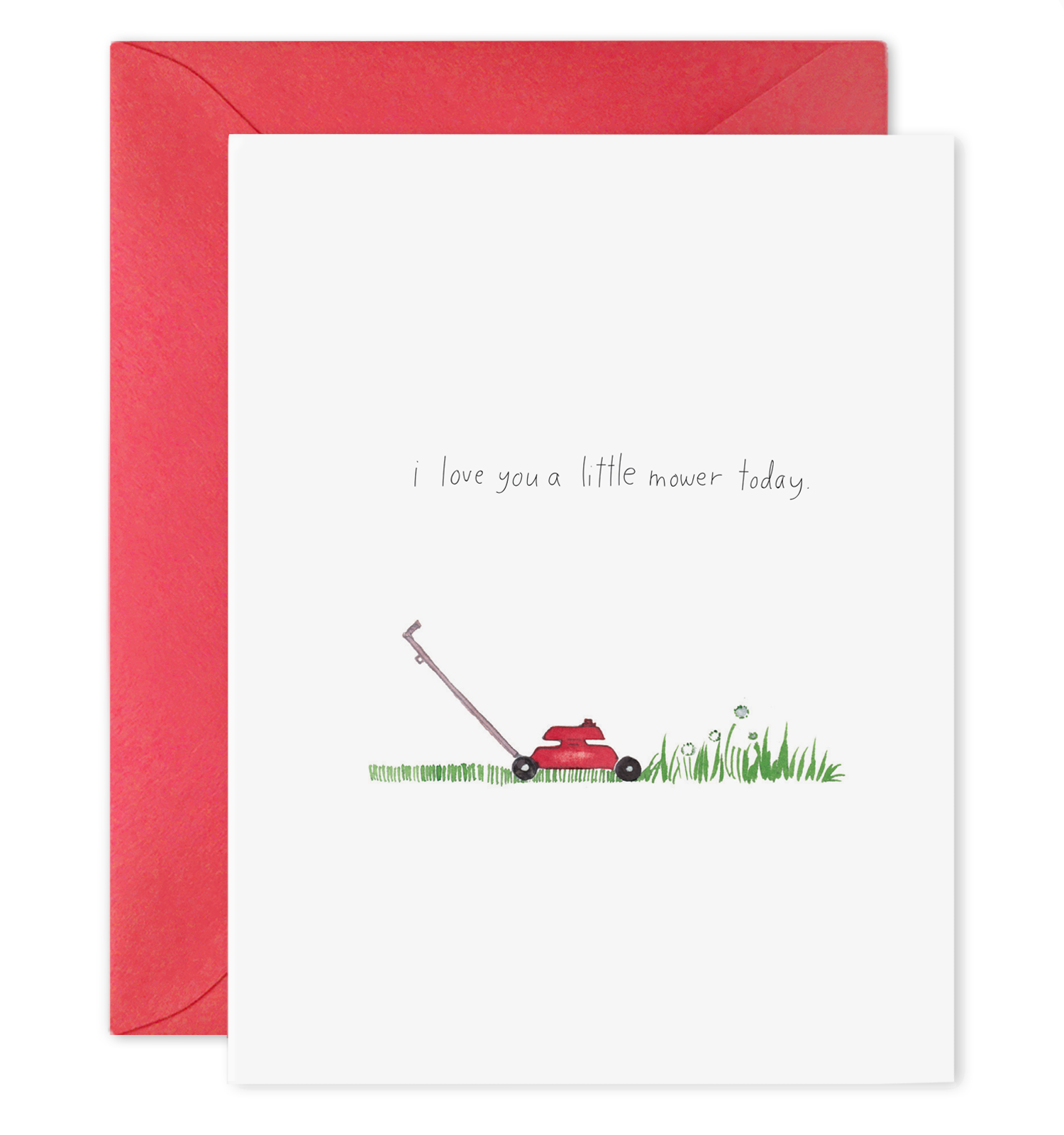 Love You A Little Mower — Father's Day Card